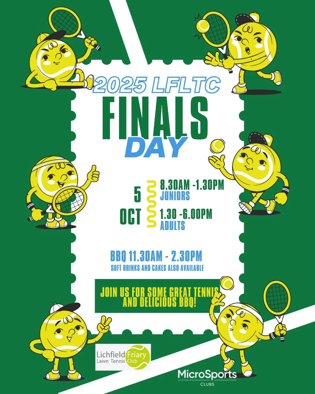 👵👴 This Sunday, 5th October, is National Grandparents Day &ndash; and what better way to celebrate than with family, tennis, and a BBQ at our Finals Day! 🎾🔥

We&rsquo;d love to see grandparents courtside, cheering on the players, sharing stories,