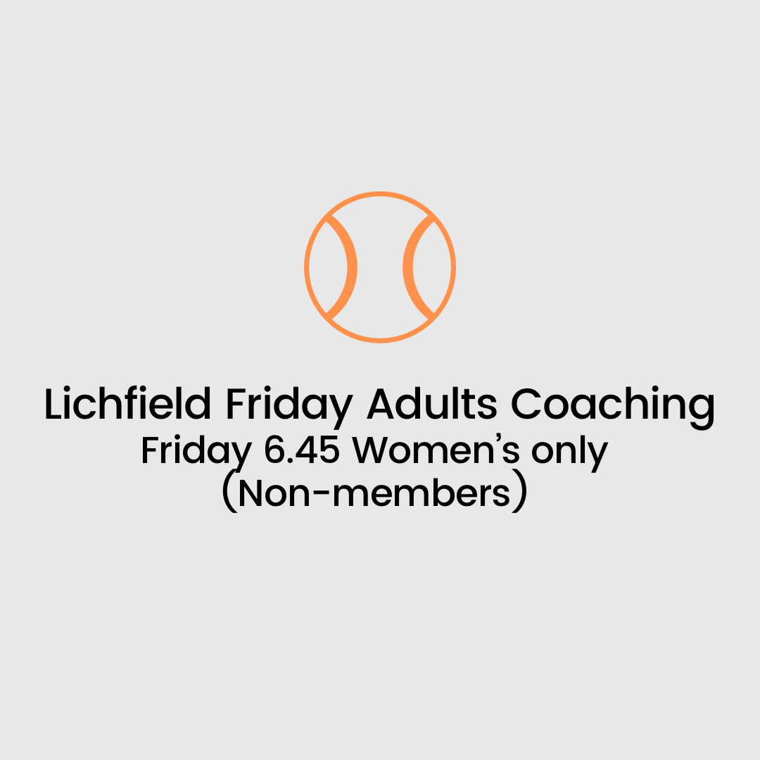 NEW! Lichfield Friday Adults Coaching