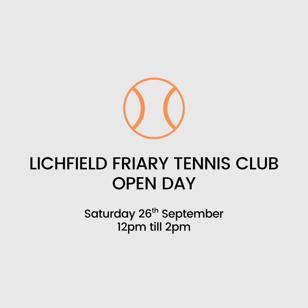 LFLTC OPEN DAY Saturday 26th September