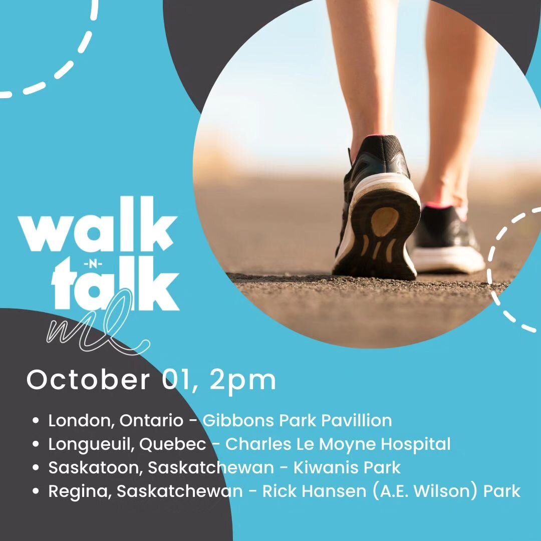 🚶&zwj;♀️🚶&zwj;♂️ Lace up your sneakers and join us for Walk N' Talk 2023! 🚶&zwj;♀️🚶&zwj;♂️

🌟 It's not too late to be part of something incredible! 🌟
This Sunday at 2 pm, we're hitting the streets in multiple locations:

📍 London, Ontario - Gi