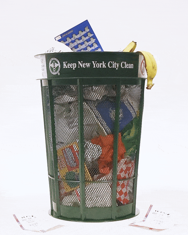 Nash Design - DSNY Home Waste Basket Nash Design - DSNY Home Waste Basket