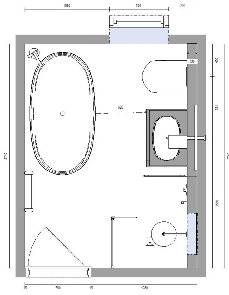 Small Bathroom Ideas With Shower and Separate Bath — Helen K Lloyd