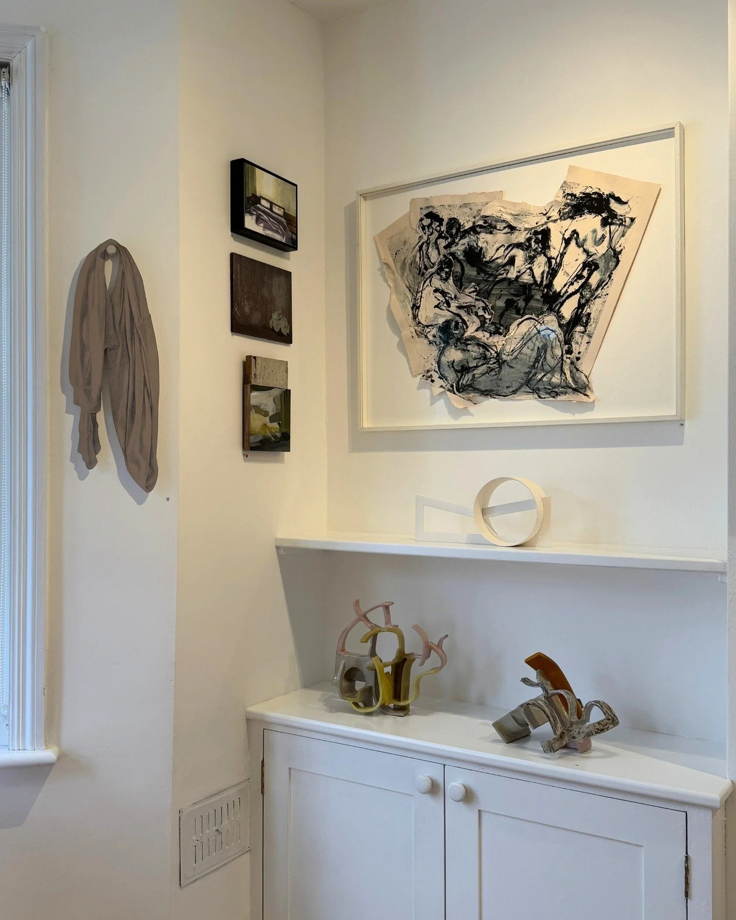 It's hard to believe that we are already in the final week of this exhibition of magnificent work by almost 100 artists from across the UK (and one based in France @hannah_turner_duffin). When I unpacked all the works for this show, I will admit I fe