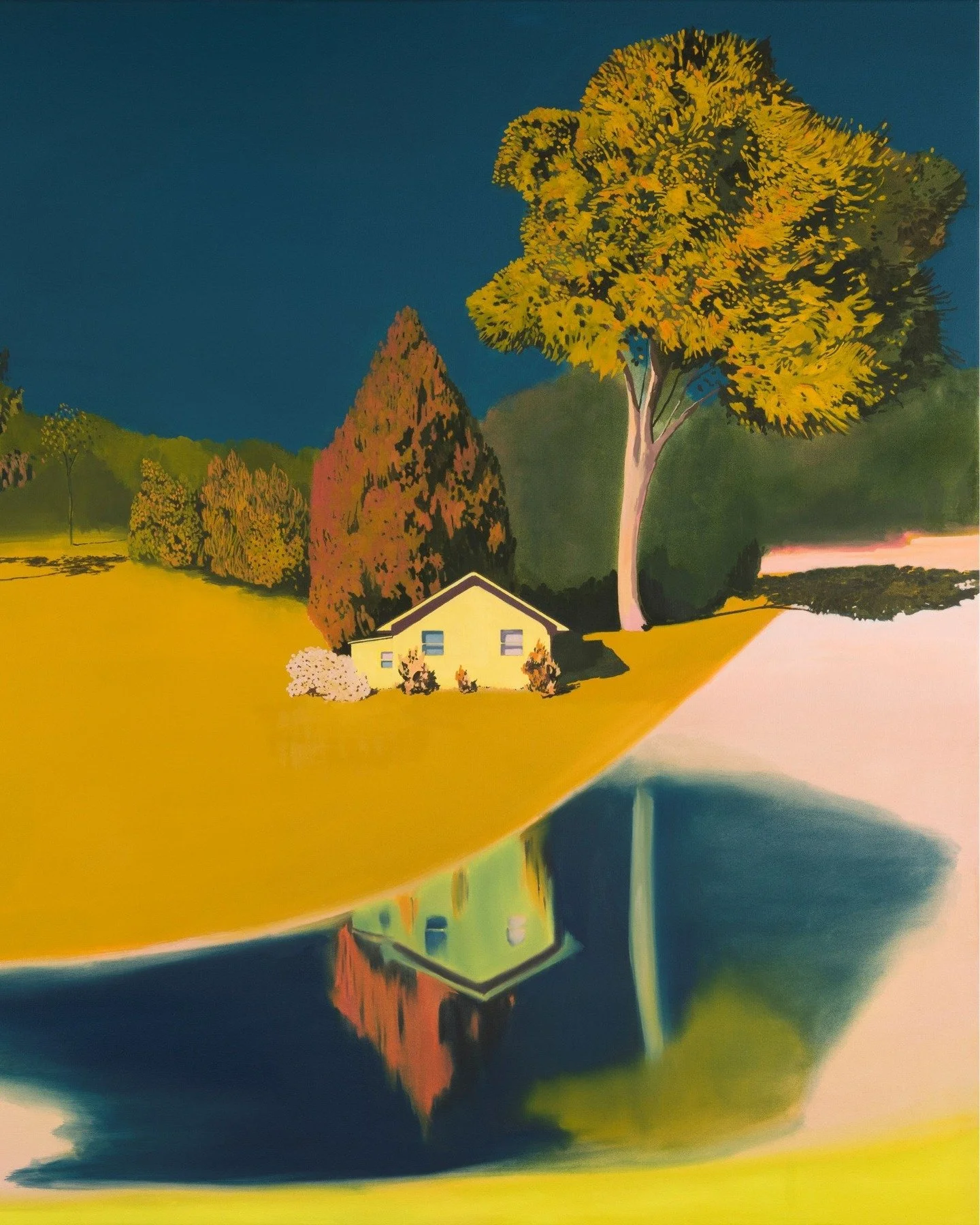 After a really long day of filling, sanding and painting (the Irving Open exhibition made a lot of holes!), the gallery walls are finally ready for installation tomorrow. I'll be working with @emmett_casley to hang two shows: Charlotte Brisland | Alt