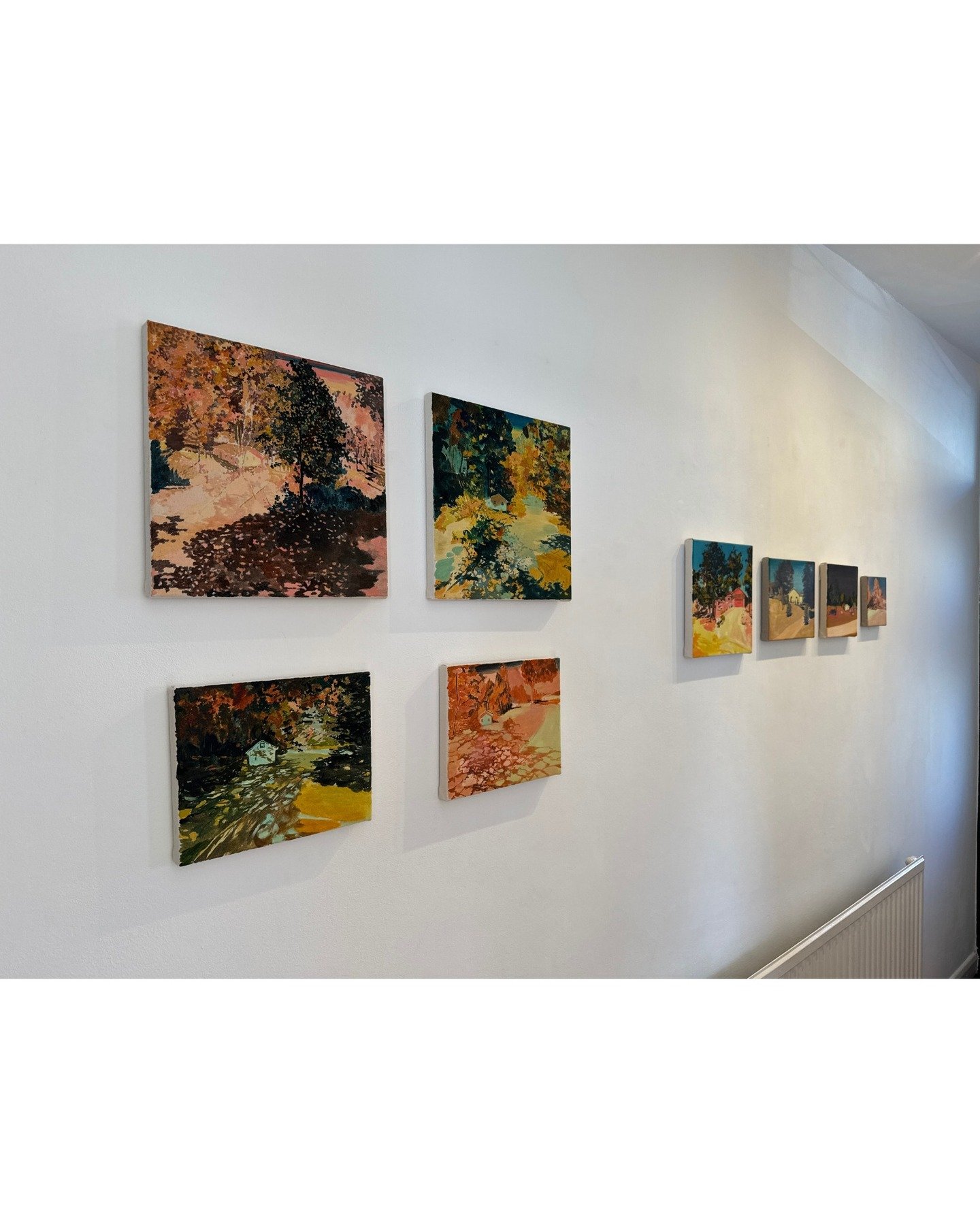 Here are a few more installation shots of Charlotte Brisland's solo show Altered States, in Gallery 1. Such an incredible group of paintings - don't miss this show!

Charlotte will be with me in the gallery this evening for the opening - join us betw