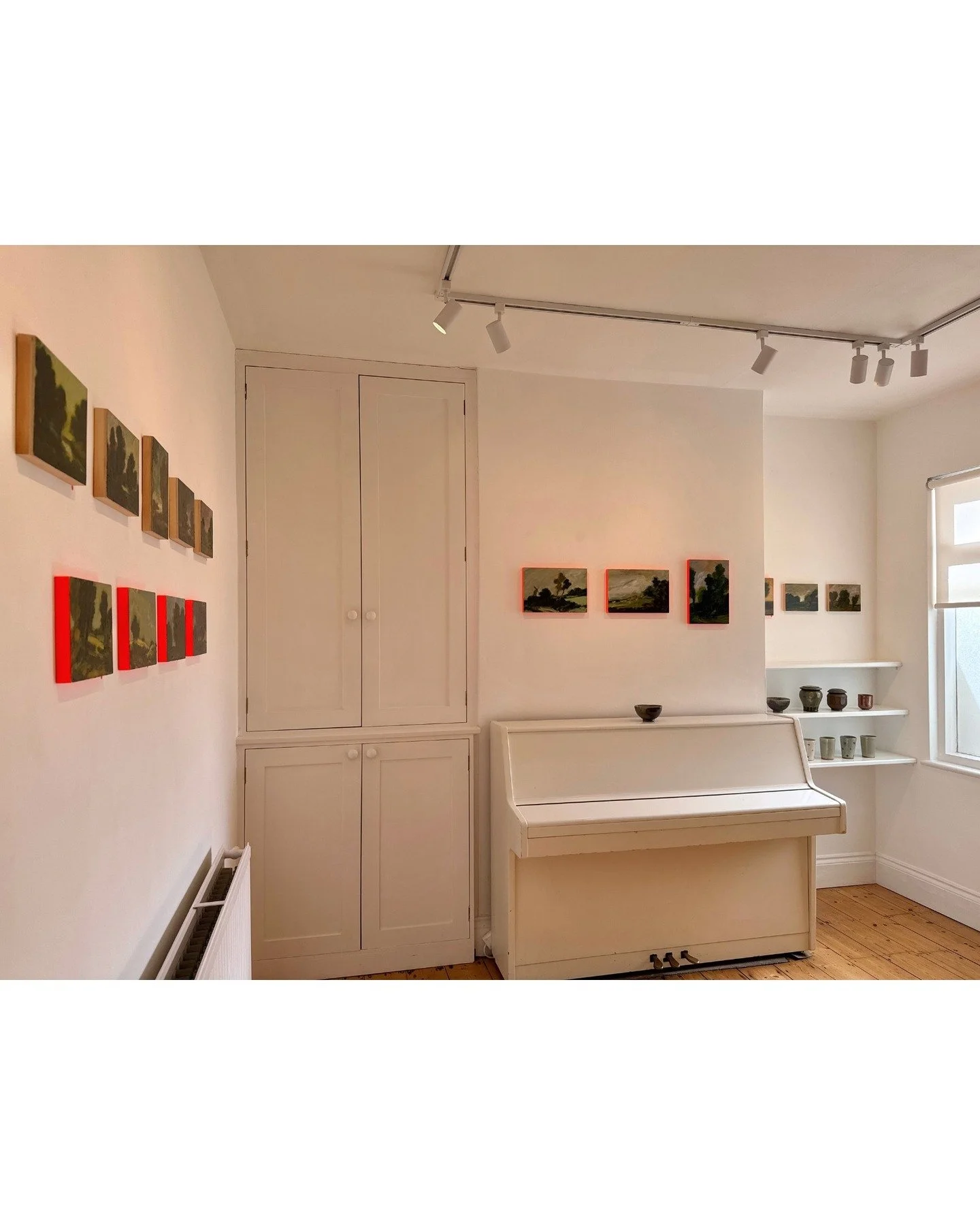 'Afterlight': A view of past events, and the fading light after a sunset...

Tereza Hor&aacute;ček's beautiful solo show 'Afterlight' continues in the gallery until 17th April, bringing together twenty works, most of which painted in 2026. 

Tereza H