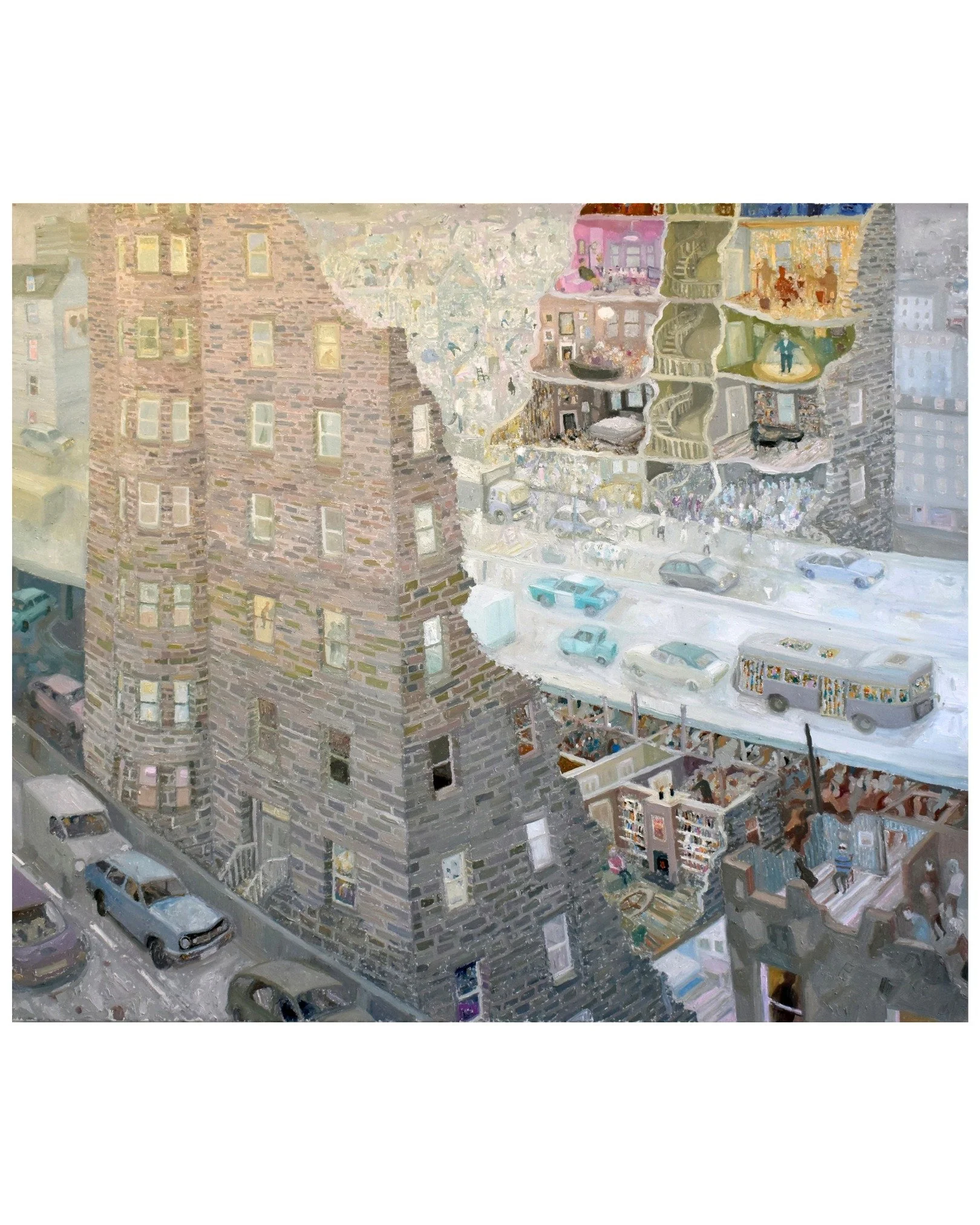 Robbie Bushe | Living Rooms
Until 7th June
at Irving Gallery, 28 Essex Street, Oxford OX4 3AW

'Living Rooms' is Edinburgh-based artist Robbie Bushe's first solo show outside of Scotland in 20 years, and I'm very excited to be showing these wonderful