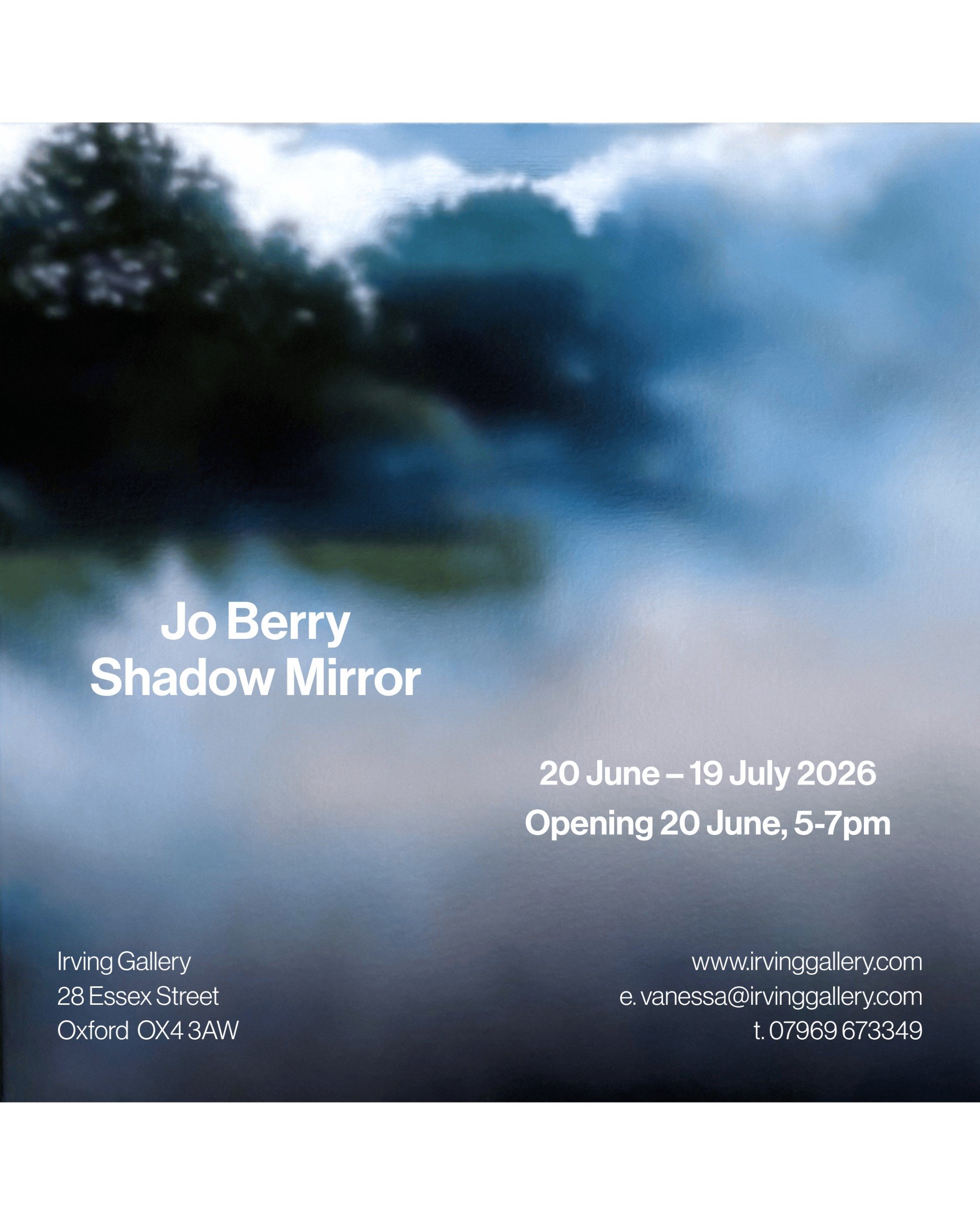 ✨Jo Berry | Shadow Mirror✨

Opens Saturday 20th June, 5pm-7pm

We are excited to present a solo show by Cardiff-based artist Jo Berry, and we invite you to join us in the gallery for the opening on Saturday 20th June. All welcome!

Jo Berry was award