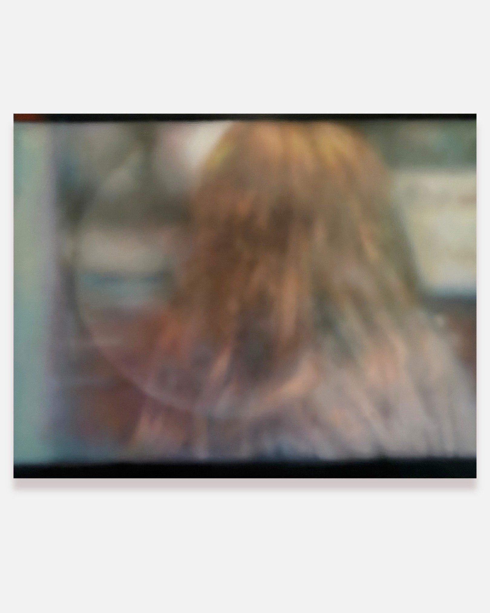 "My interest in the found image reveals itself in the series of paintings I have made from screens and film stills &ndash; scenes transformed into otherworldly spaces though the process of duplication - photography, printing and then painting wi
