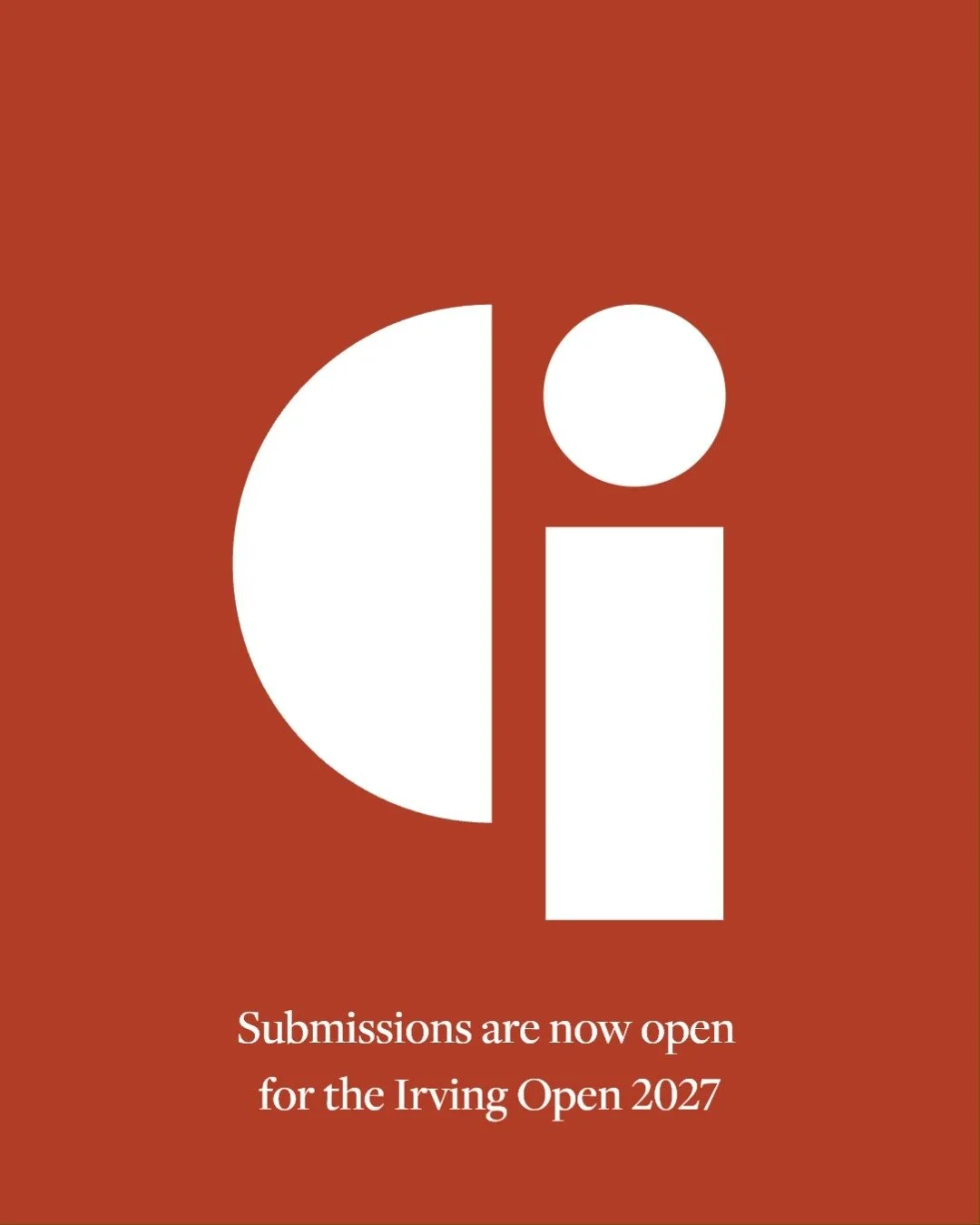 Since launching the Irving Open Call I have had enquiries from artists outside the UK and on further reflection, I am opening the Open Call up to international submissions, and have updated the T&amp;Cs to reflect this. This feels right to me, and I 