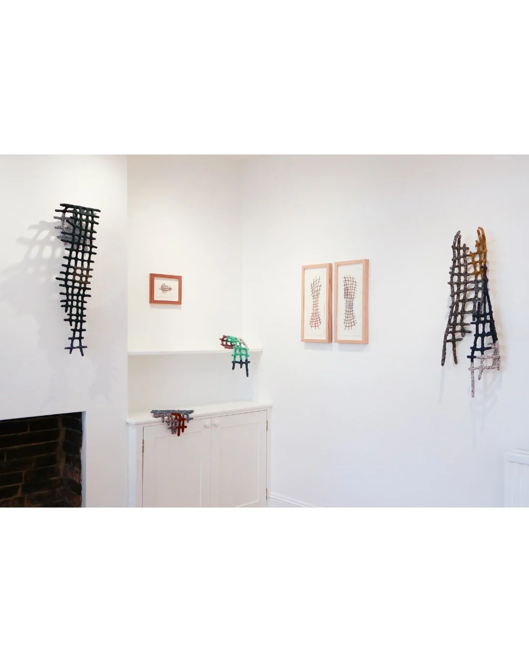 Laura Porter | Holding

Laura Porter's solo show at Irving Gallery in Oxford continues until 10th October. Do visit if you can - it's a really wonderful, intriguing exhibition, and conceived especially for the domestic spaces of the gallery. In creat