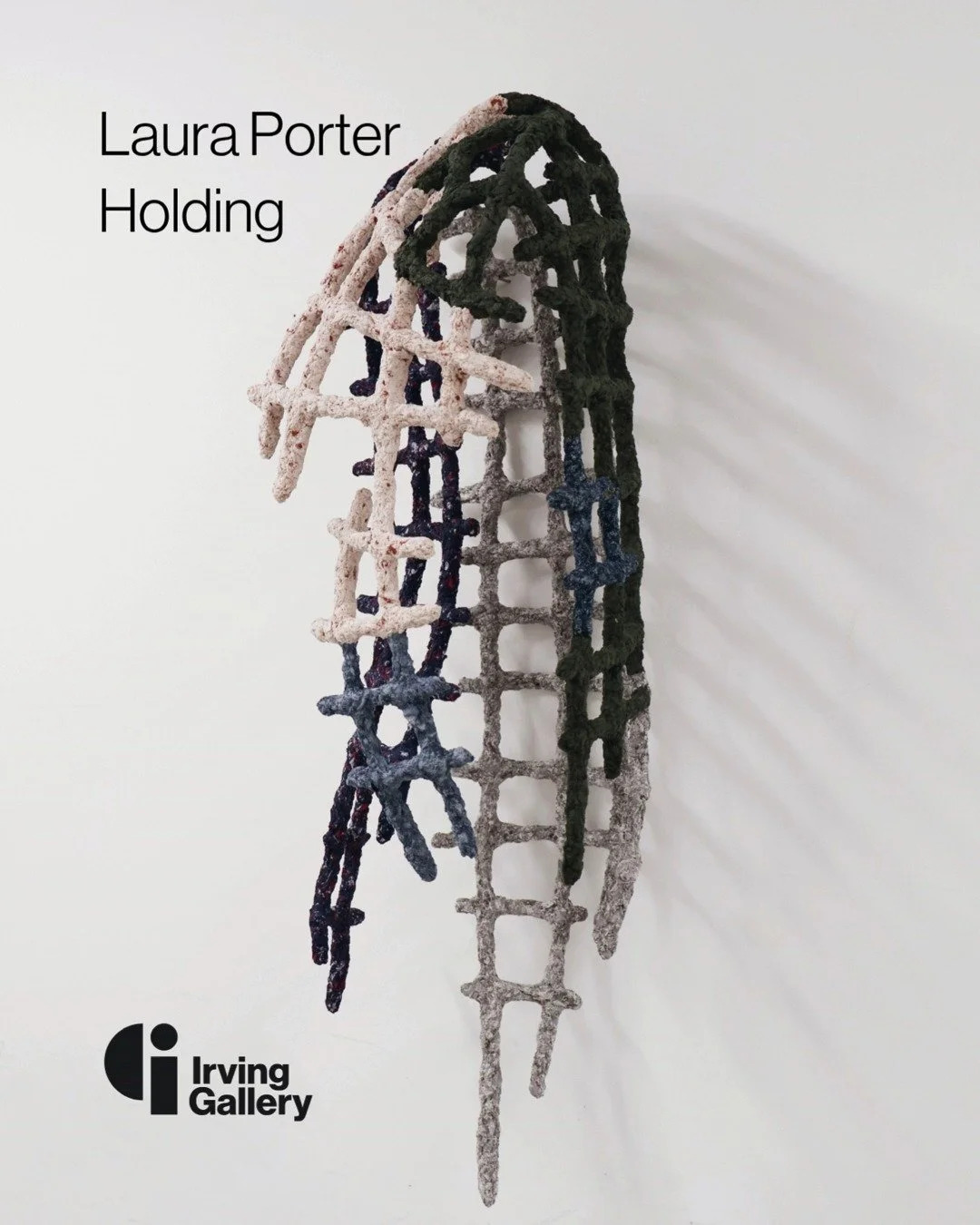 Laura Porter's solo show 'Holding' continues until Saturday 10th October, when Laura will joining us in the gallery to give an informal artist talk and tour of her show. Do join us in the gallery at 4pm for closing drinks and to hear Laura talk about