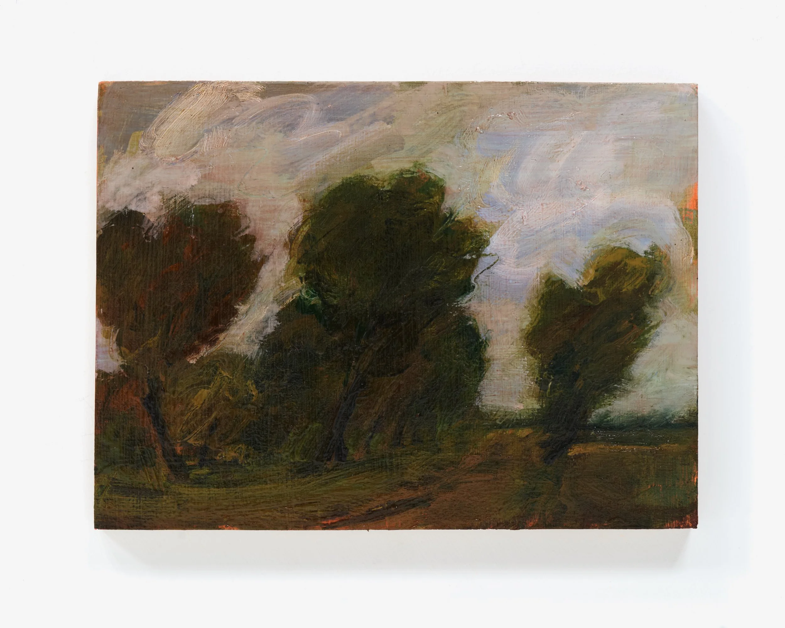 Tereza Horáček, ‘Dutch Countryside Scene’, 2026. Oil on panel, 15.2 x 20.3 cm. £450 (13)