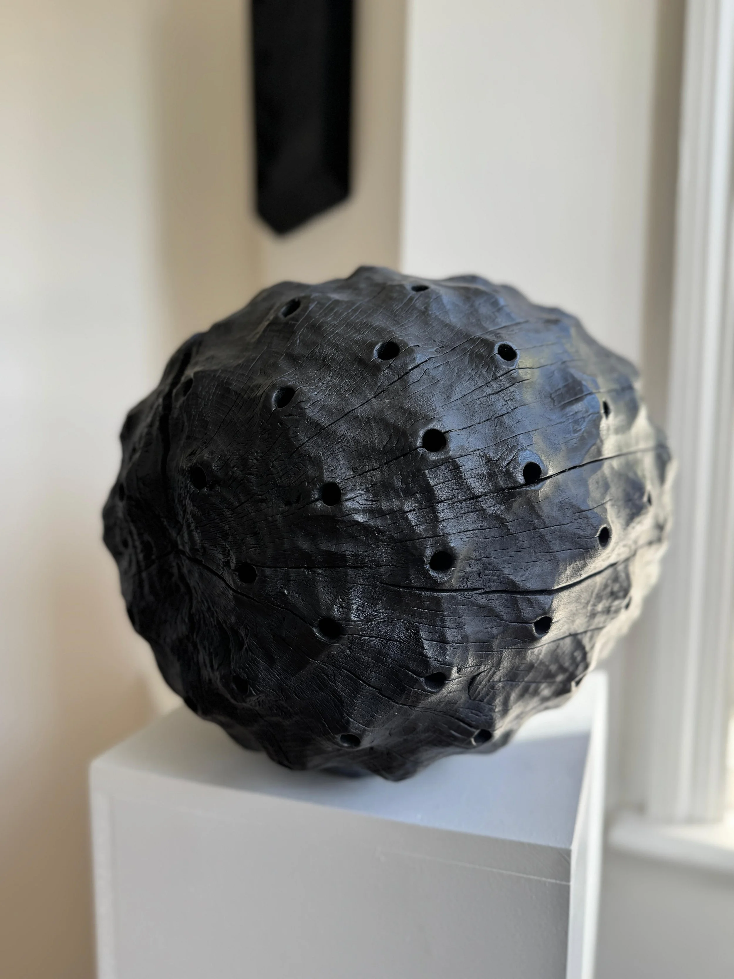‘Dreaming’, 2025. Charred Beech, 36 × 30 × 32 cm approx. £3,400