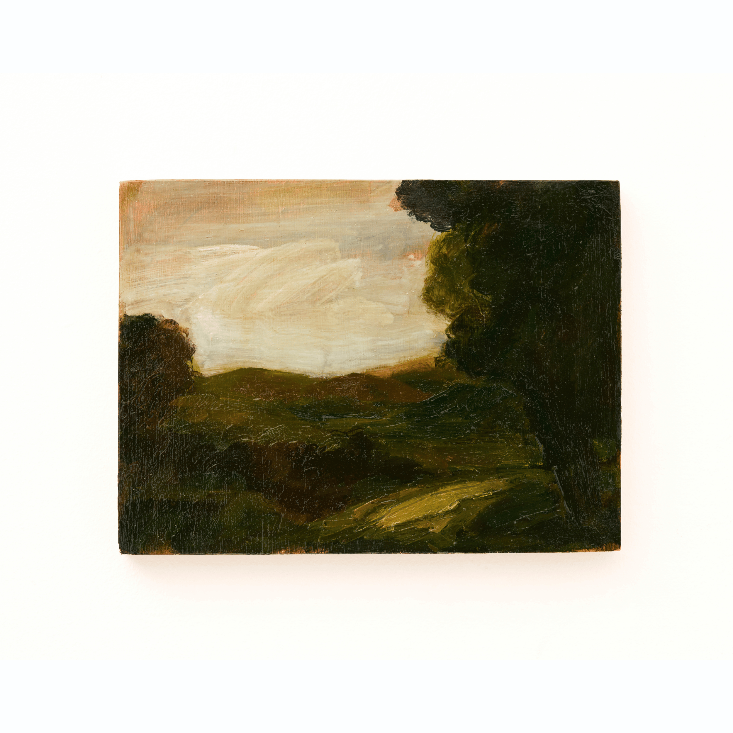 5. Tereza Horáček, ‘Landscape with Hills’, 2026. Oil on panel, 15.2 x 20.3 cm. £480