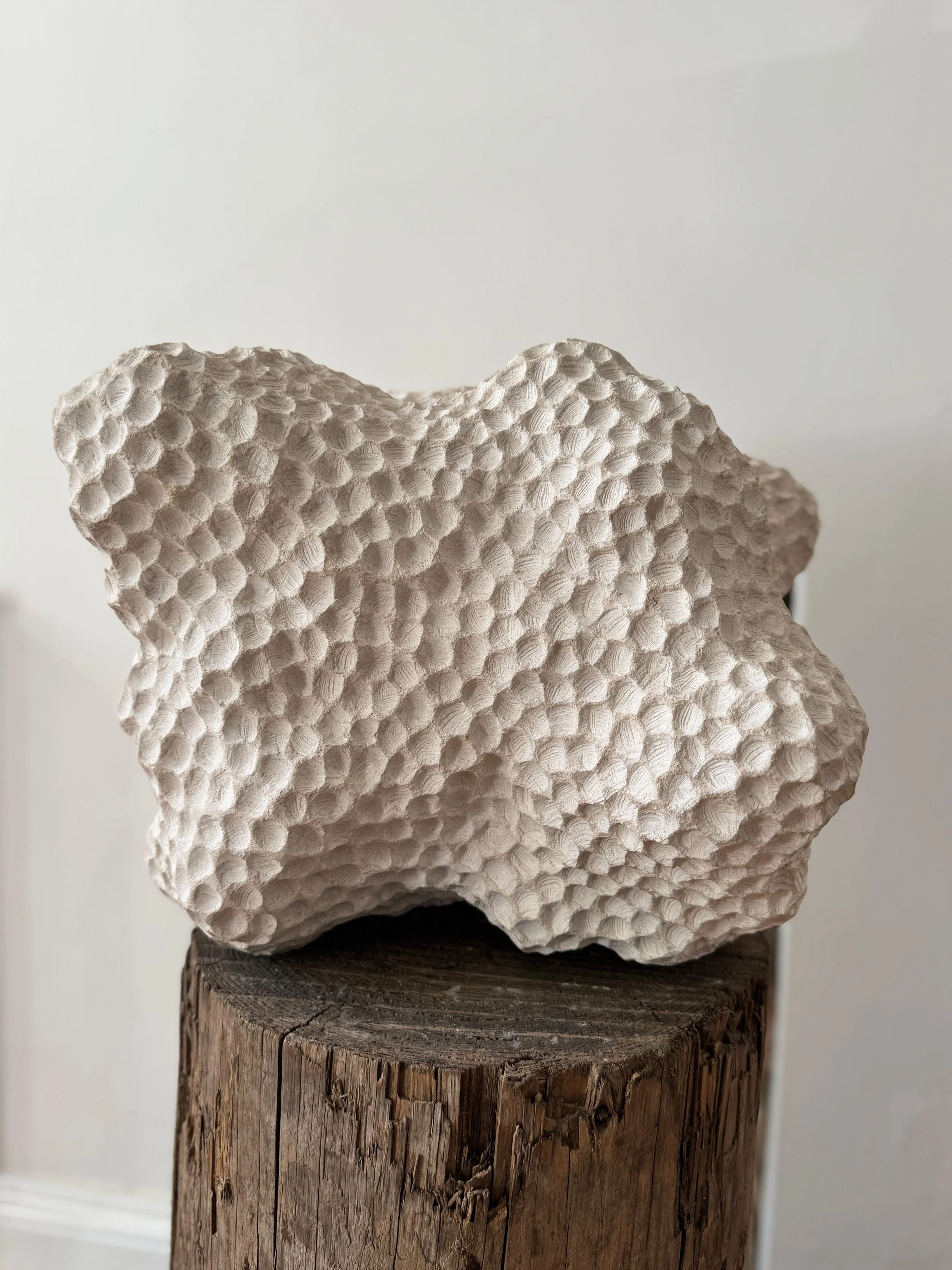 ‘No Recollection’, 2020. Portland Stone, 40 x 32 x 38 cm approx.. £12,000