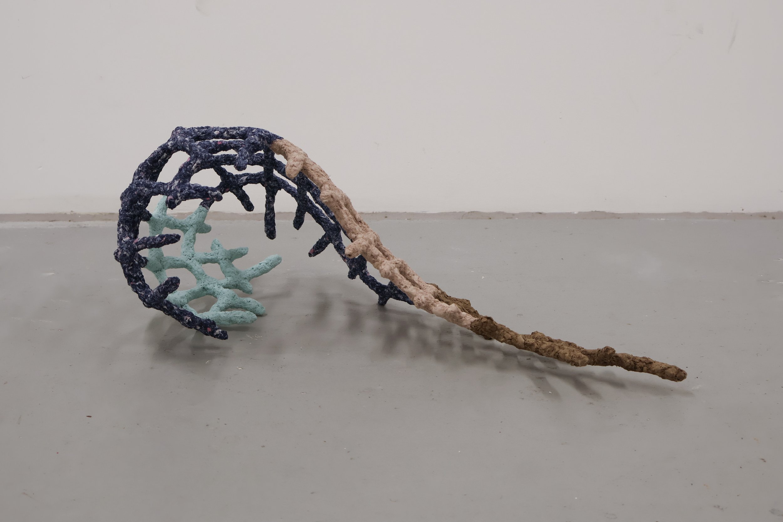 Crawling, breathing_2026_65x35x24cm_Recycled clothing and steel_1.jpg