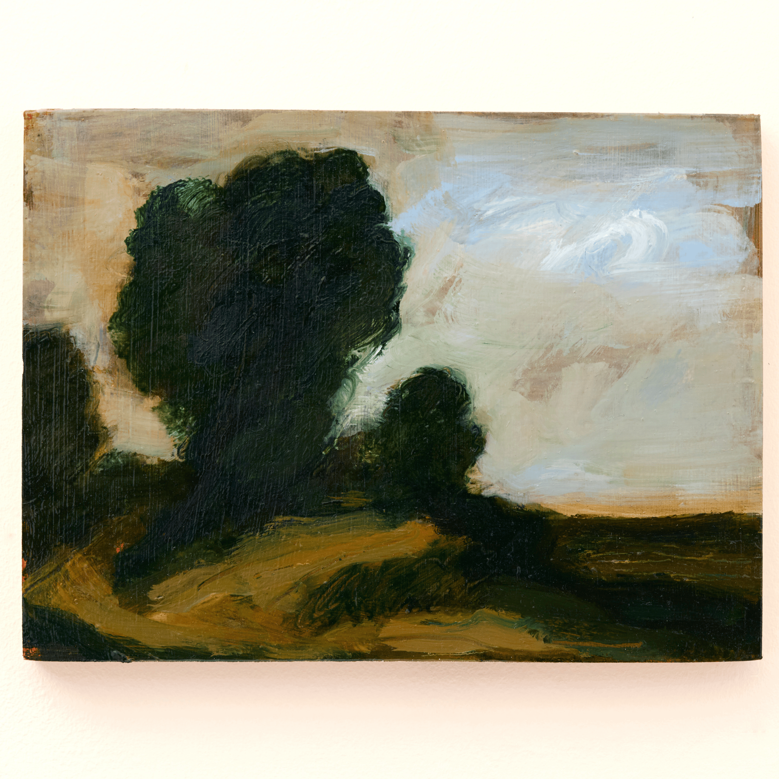 4. Tereza Horáček, ‘Landscape, after Pieter De Molijn’, 2026. Oil on panel, 15.2 x 20.3 cm. £480