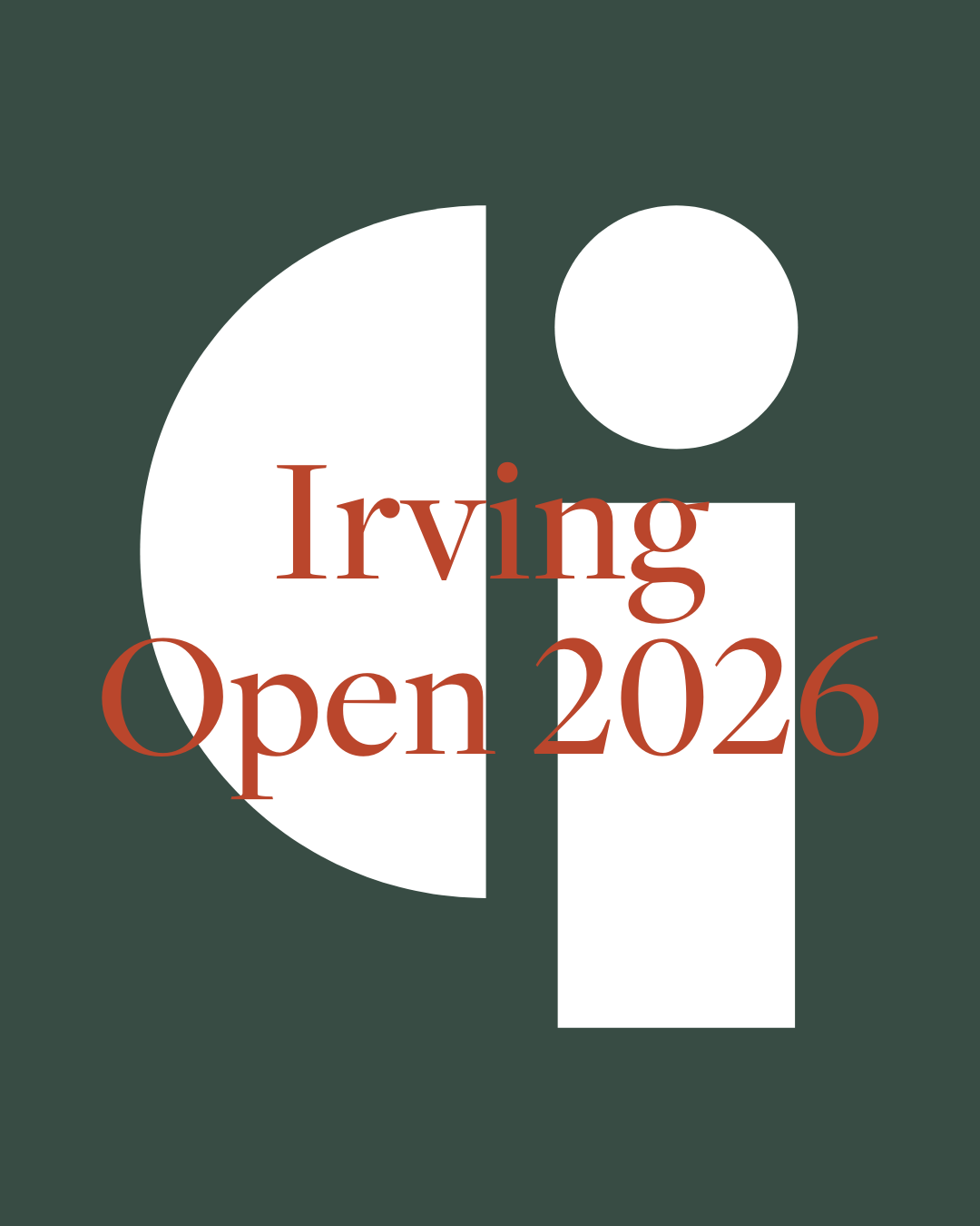 IRVING OPEN 2026 | ARTISTS PREVIEW | Sunday 1st February, 3-5pm
