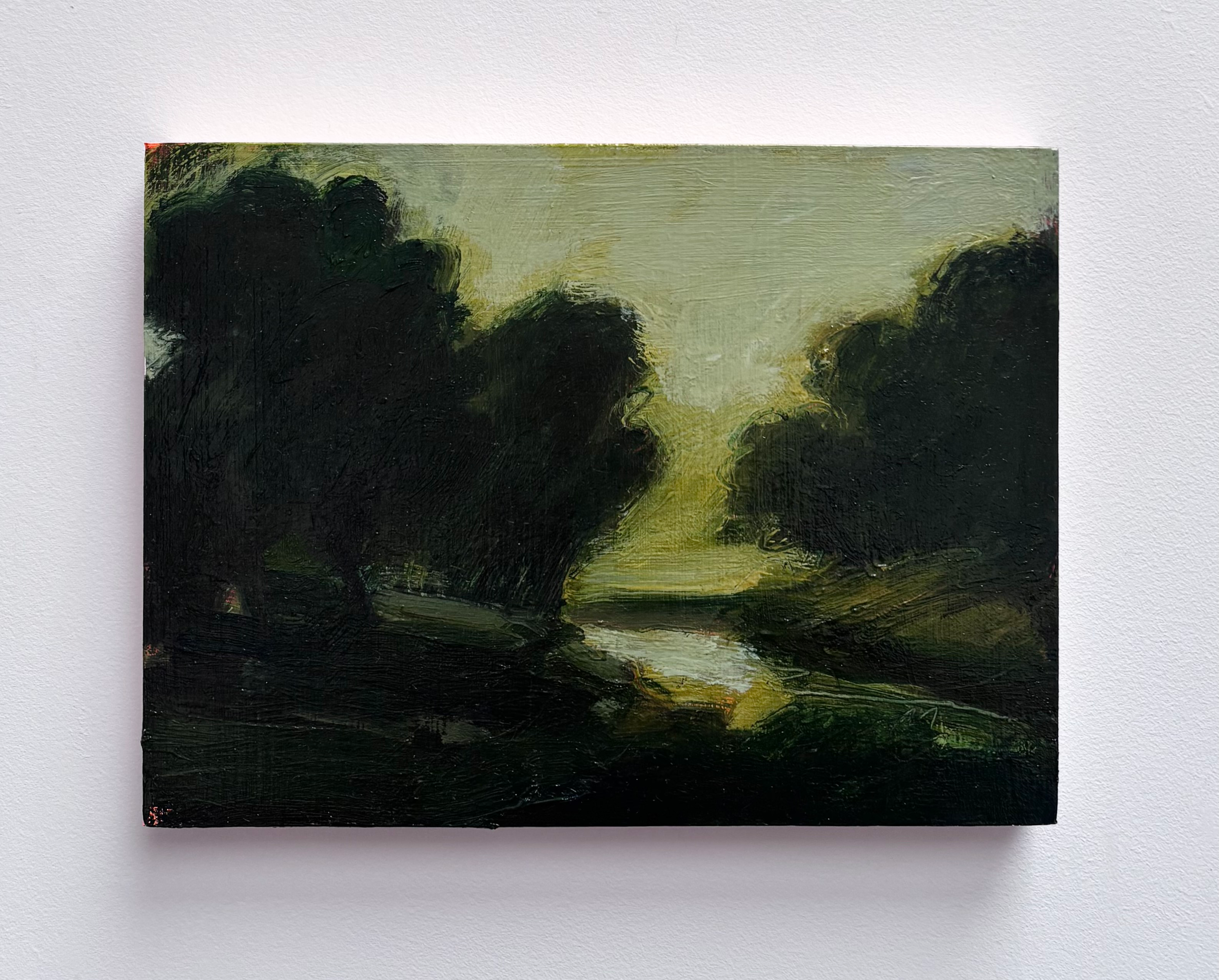 Tereza Horáček, ‘Sunset, Dutch Landscape’, 2026. Oil on panel, 15.2 x 20.3 cm. £450 (6)