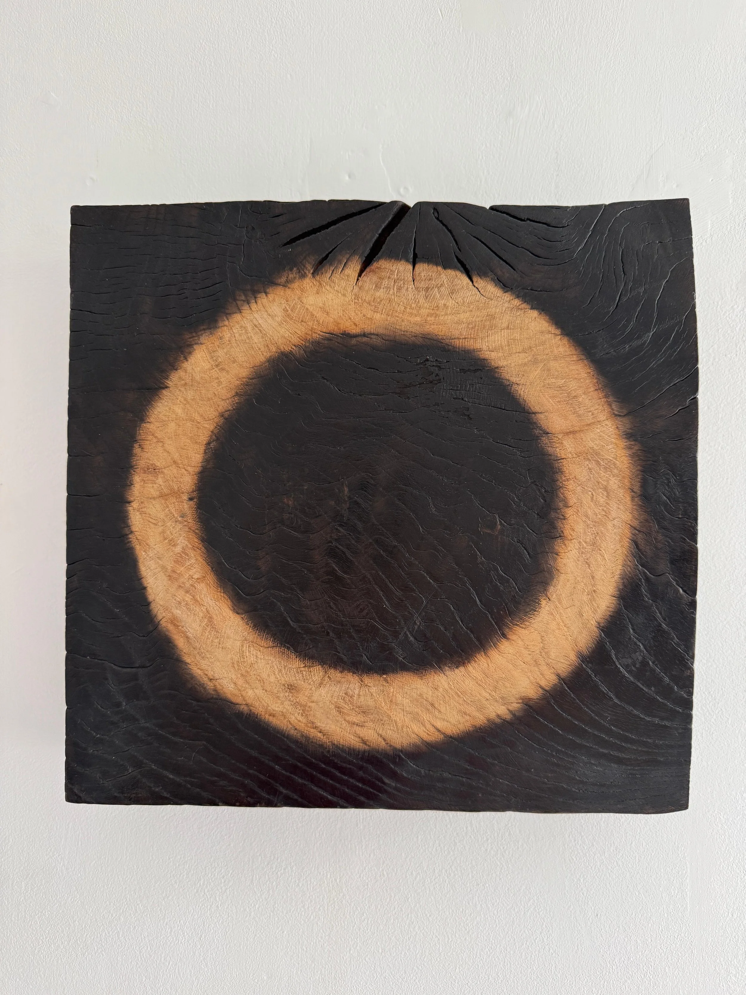 ‘Ring I’, 2006. Charred English oak, 31 x 32.5 x 7.5 cm. £900