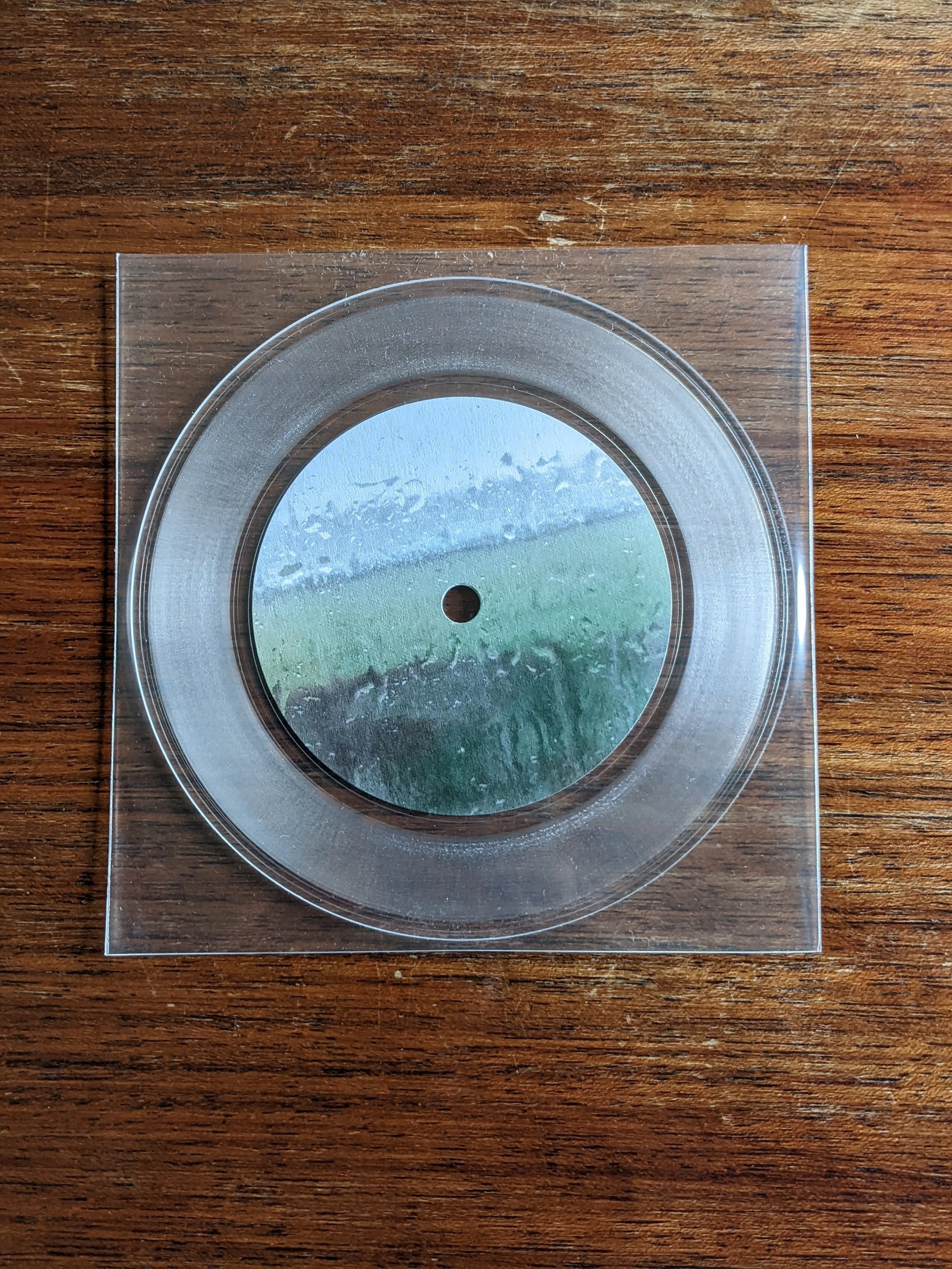 power acoustics clear vinyl front