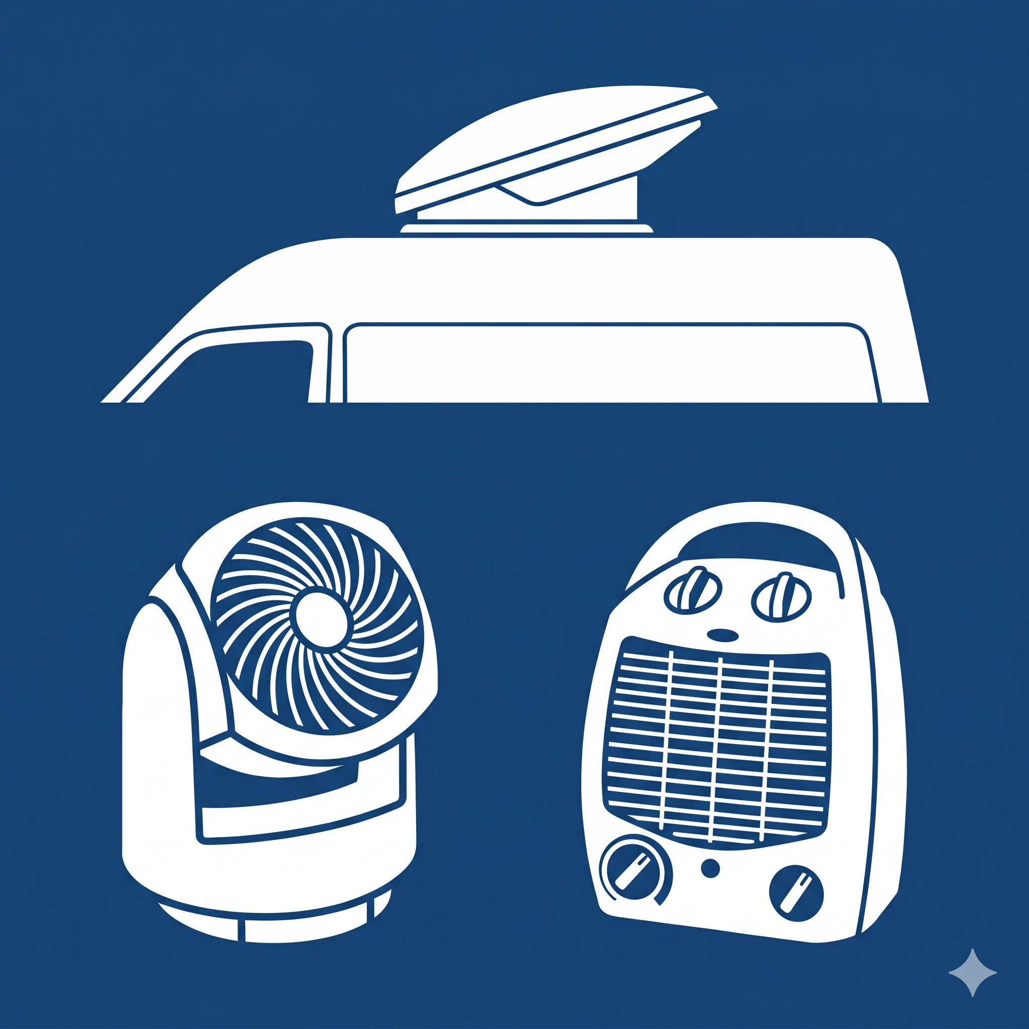 Big Blue heating, cooling, ventillation.