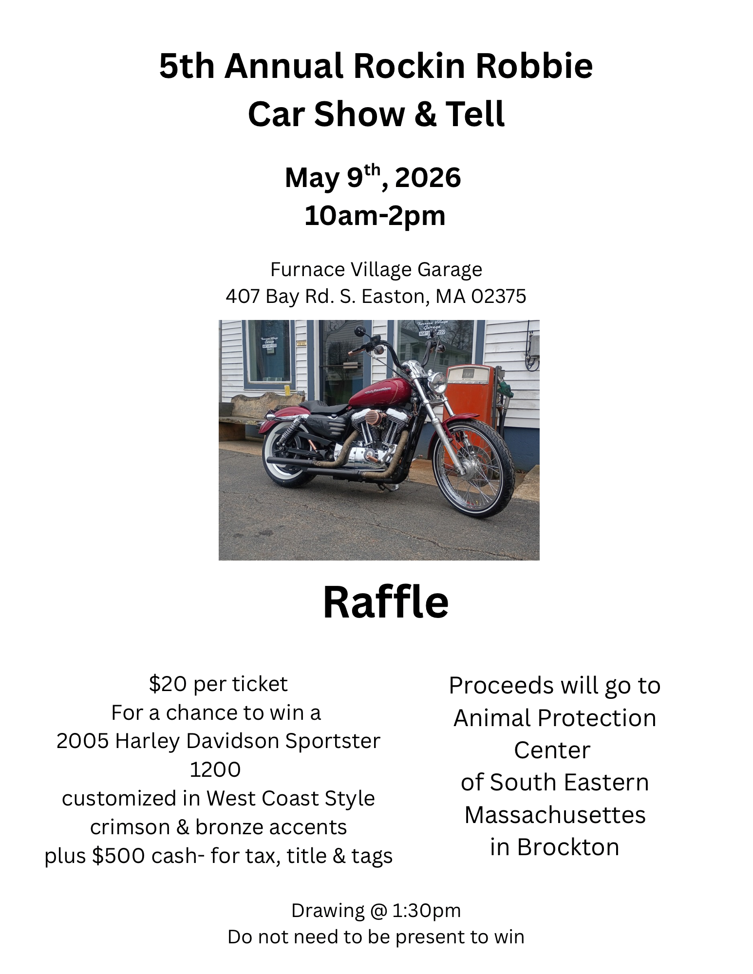 5th Annual Rockin Robbie Car Show + Tell