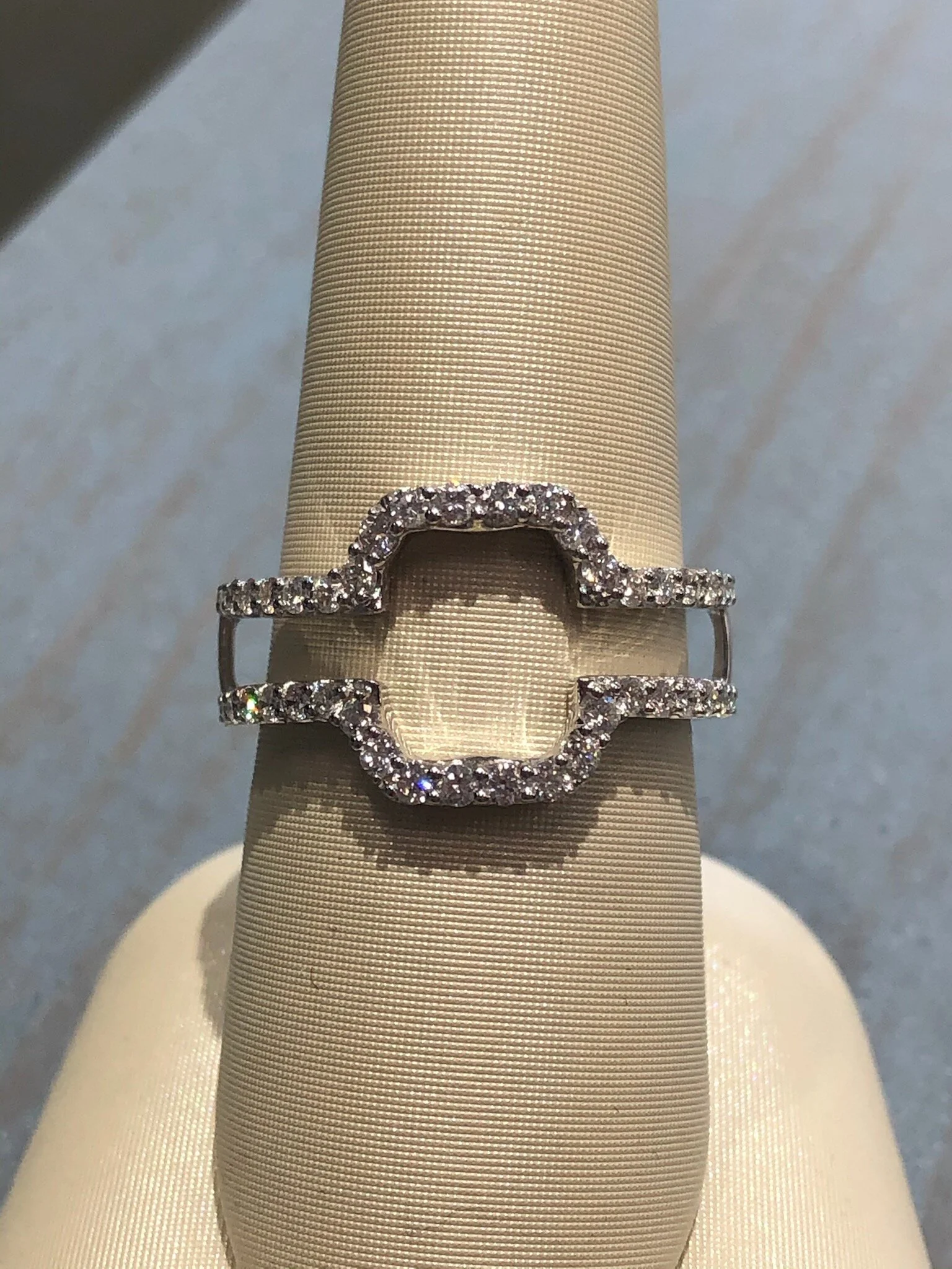 14k White Gold Diamond Enhancer