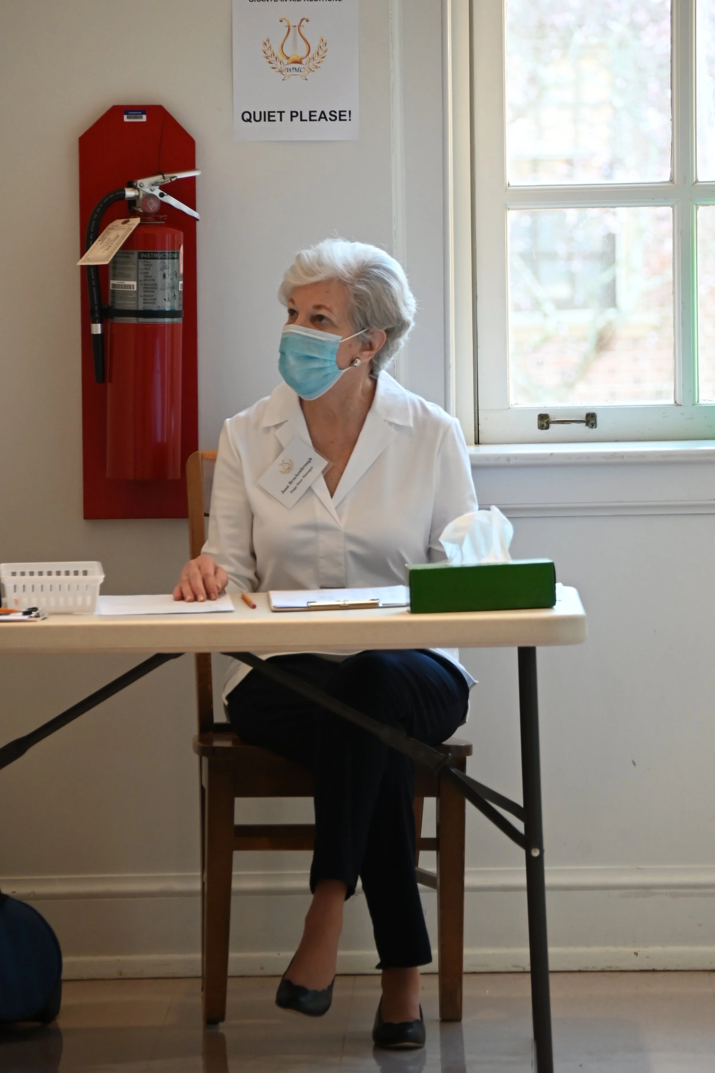 Joan Brockenbrough, GIA Stage Door Manager