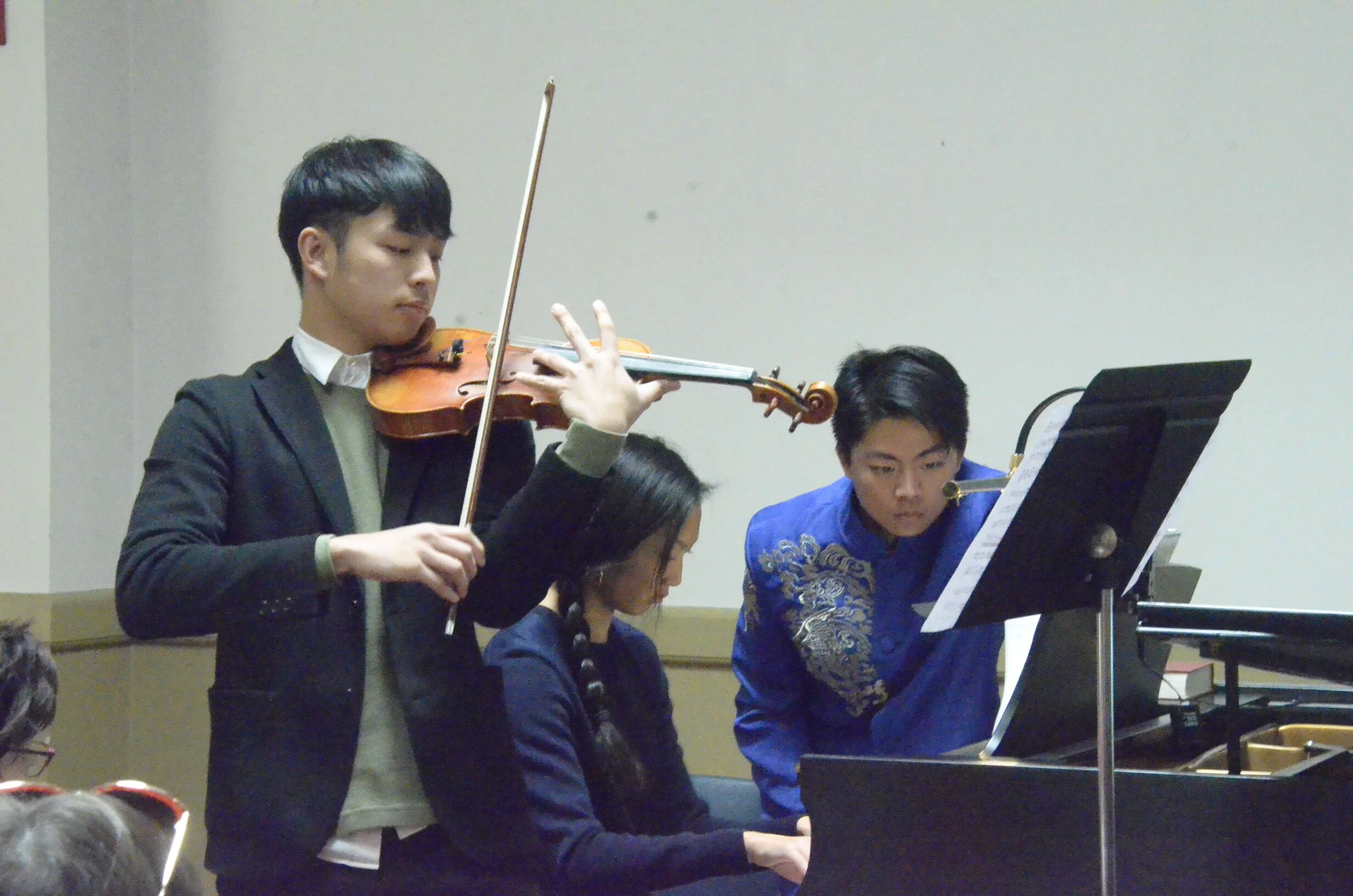 Butterfly Lovers, performed by Eugene Liu, violin; and Angel Lu, piano