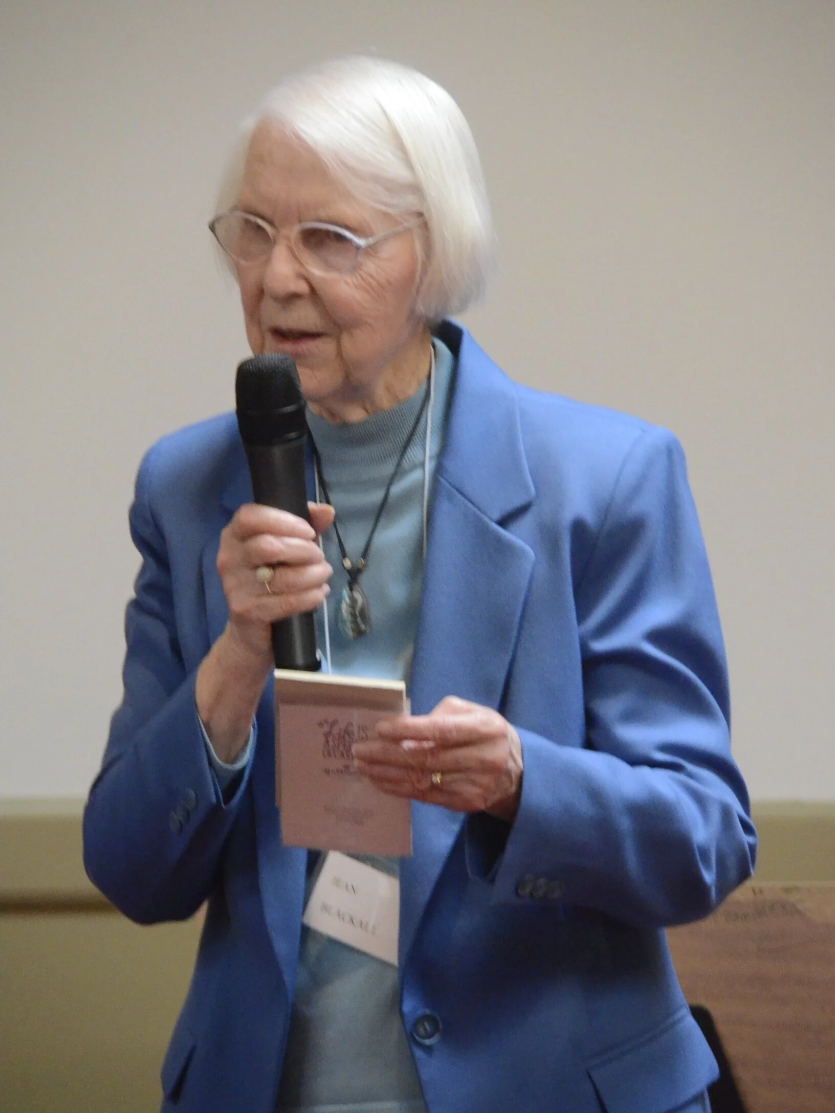 Jean Blackall, Corresponding Secretary, shares membership news