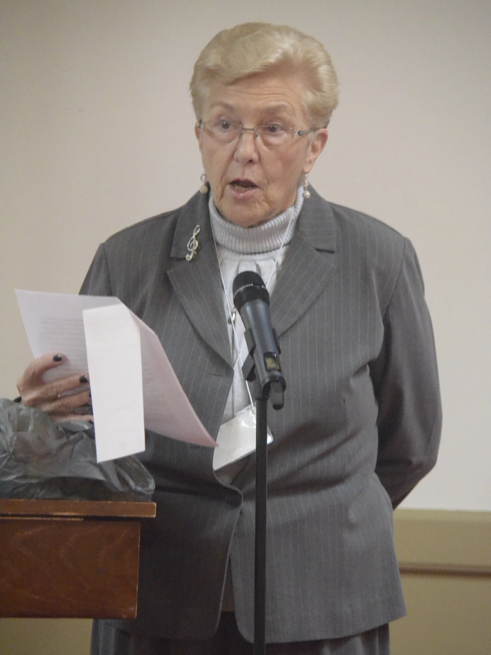 Nov 18th Monthly Meeting:  Rosanne Reddin, President, welcomes members and guests