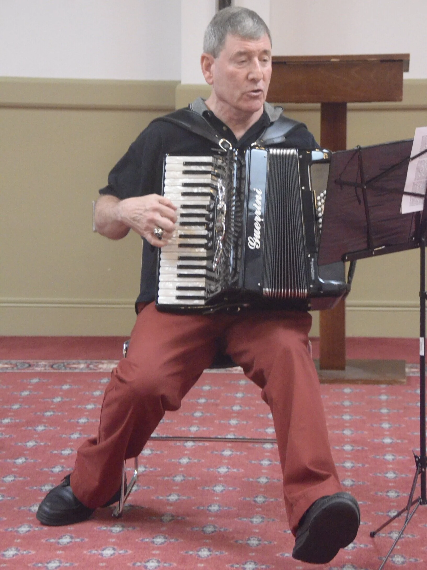 Nov 18th Musicale:  WMC presents "Accordions Rule" featuring Jim Rice, guest artist and WMC member