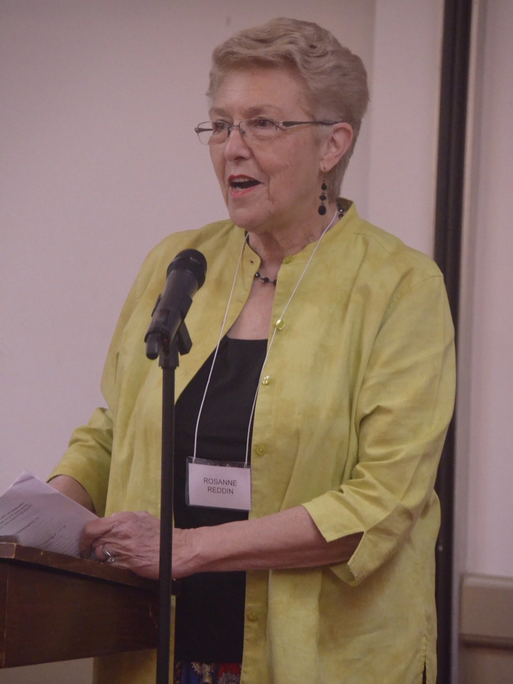 May 18th:  Rosanne Reddin, President, welcomes members, guests and GIA students and families