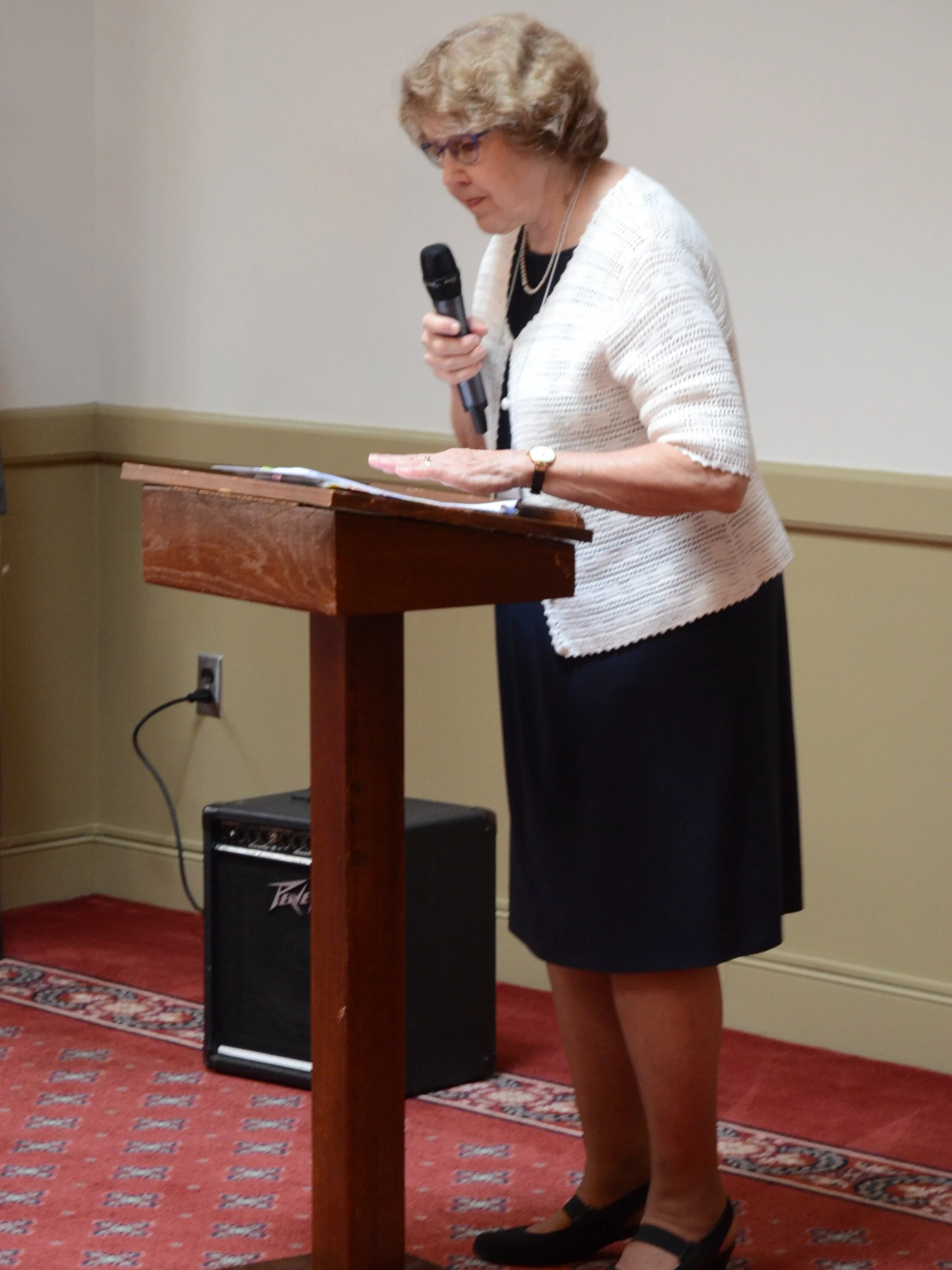 Oct 21st:  Charlene Campbell, First VP:  Programs, welcomes members and guests