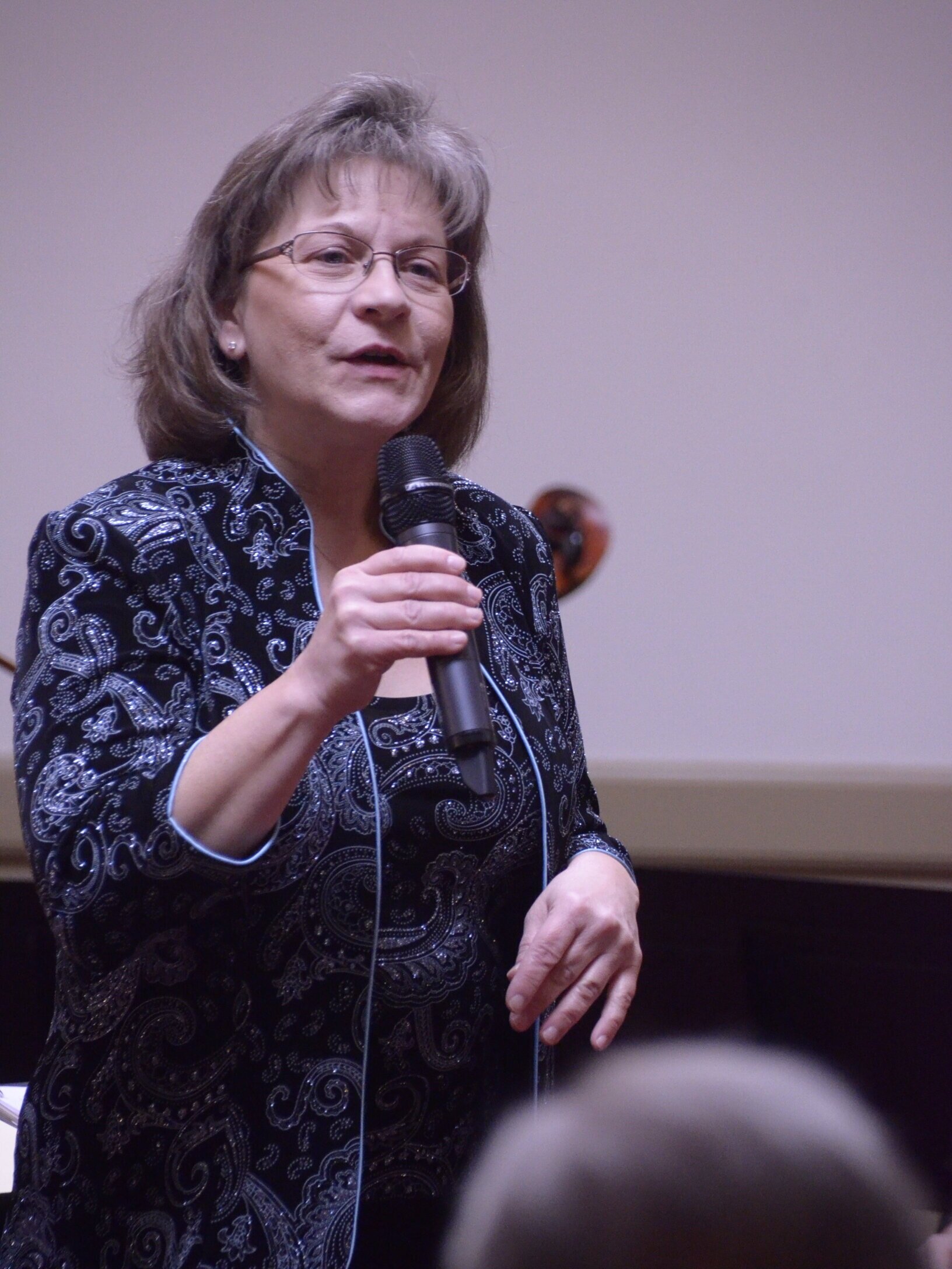 Dec 21st Musicale:  Christine Hartigan, Director, introduces the Virginia Cello Ensembles Chamber Orchestra