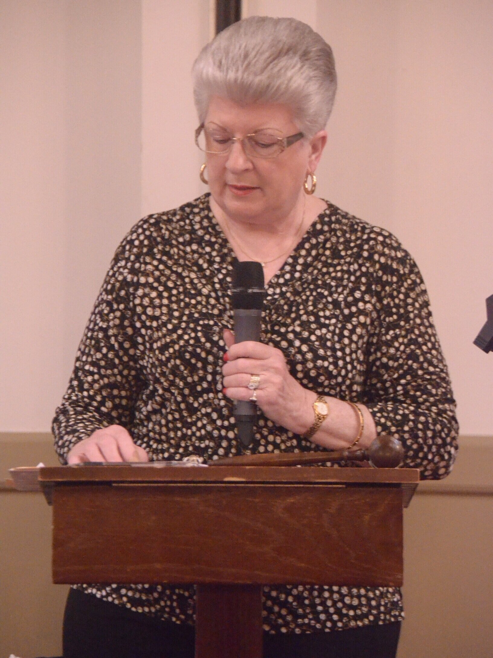 Jan 18th Monthly Meeting: Donna Herman, President, welcomes WMC members and guests