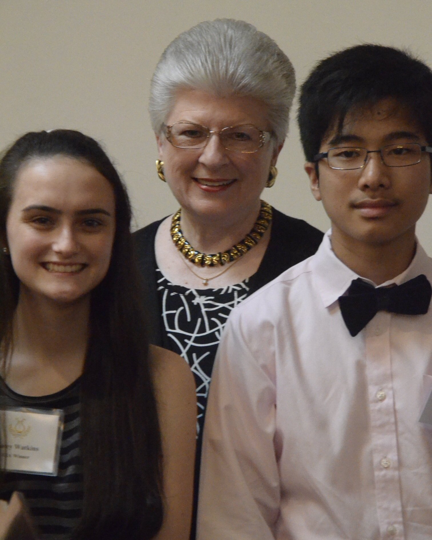 Kasey Watkins, Donna Herman, President, Ritchie Bui