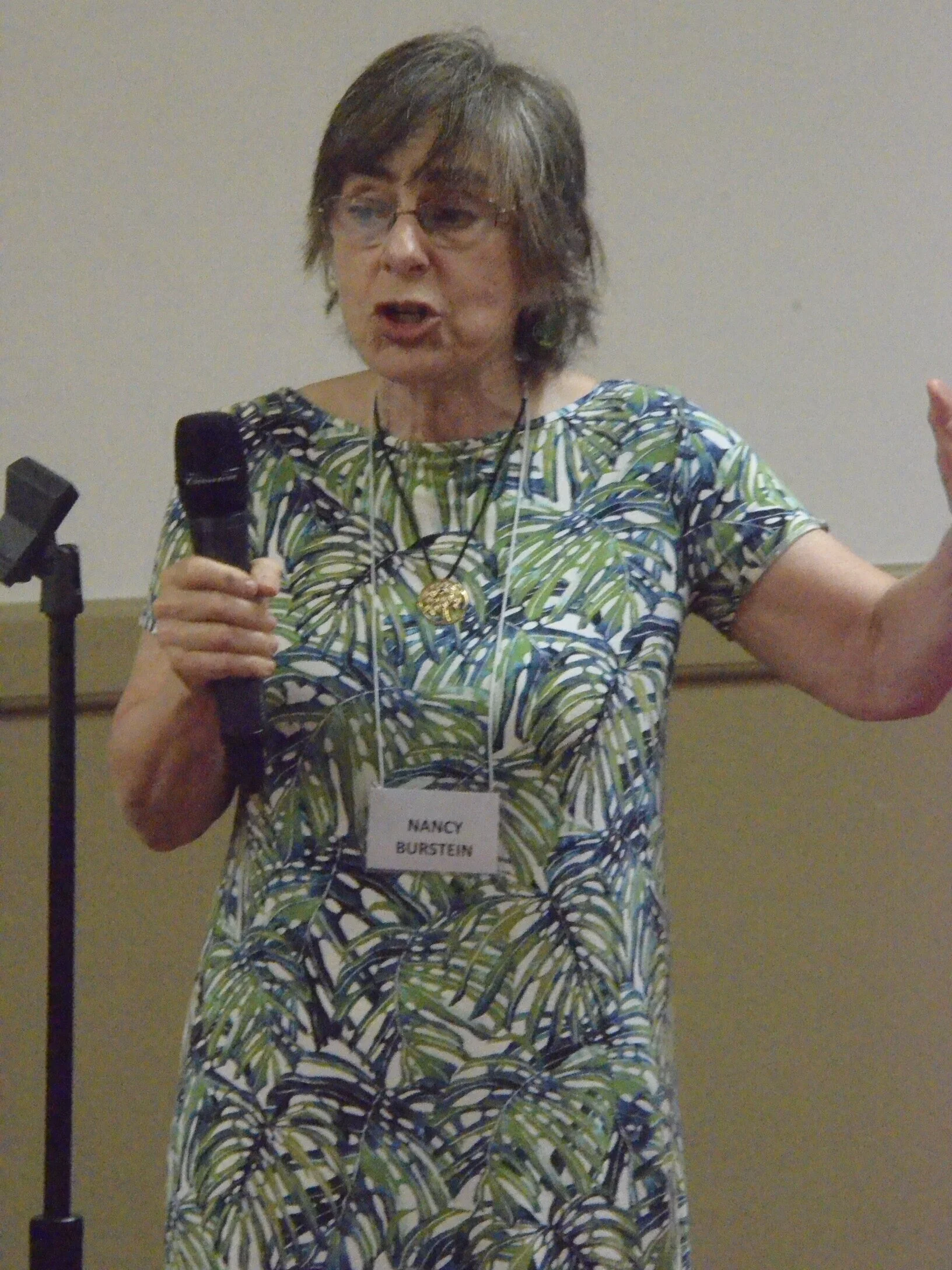 Nancy Burstein, Second VP: Membership, shares membership news