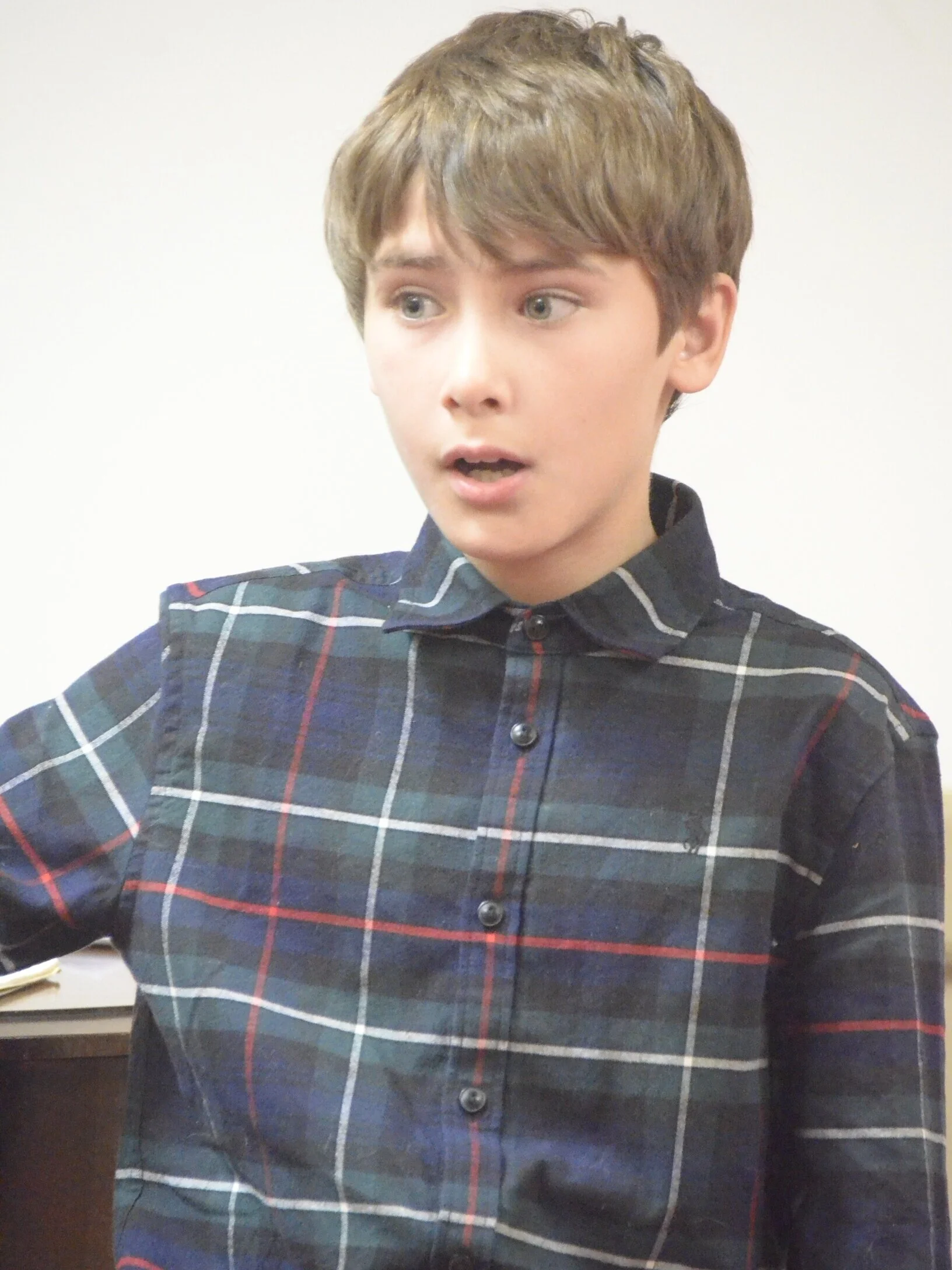 Luke Brooks, boy soprano, performs Stopping in the Woods on a Snowy Evening, by Ned Rorem