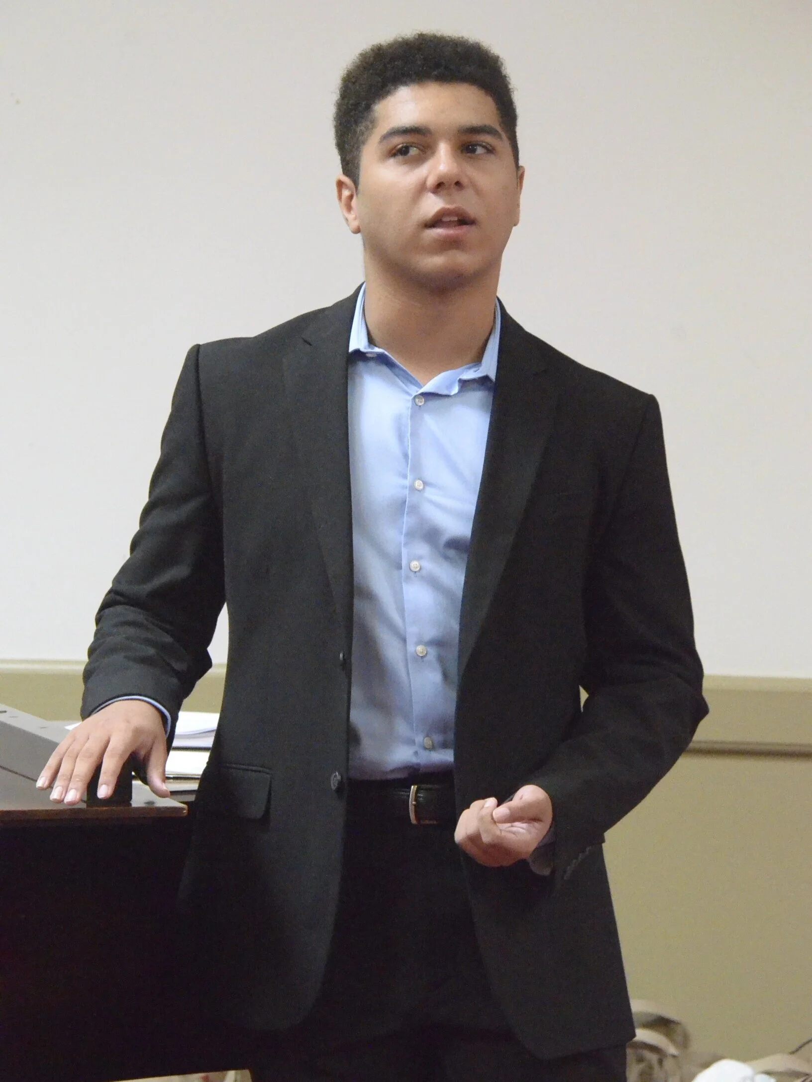 Chris Kirby-Saunders, baritone, sings Heavenly Grass, by Paul Bowles