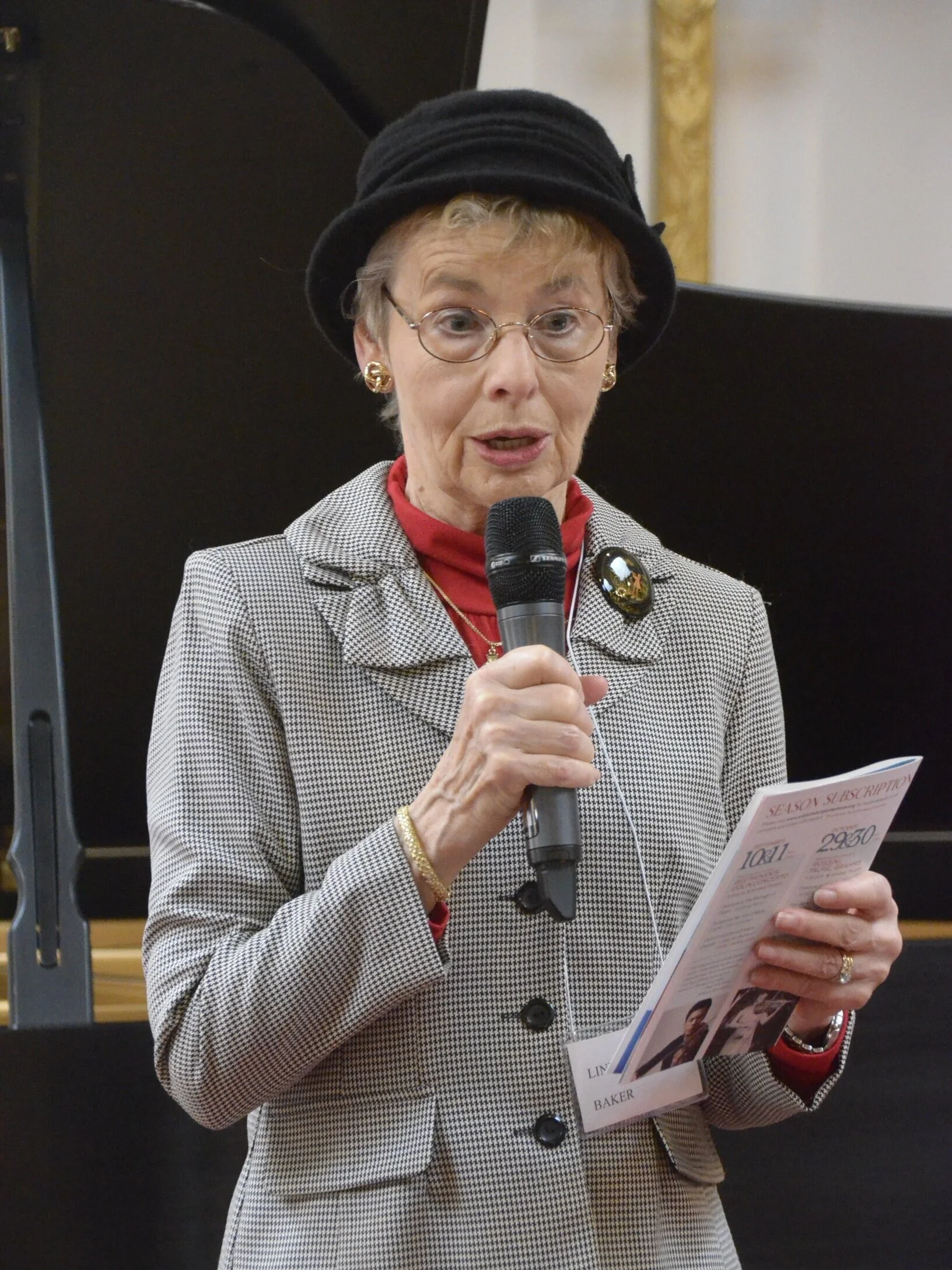 Linda Baker invites members and guests to WCG spring concert