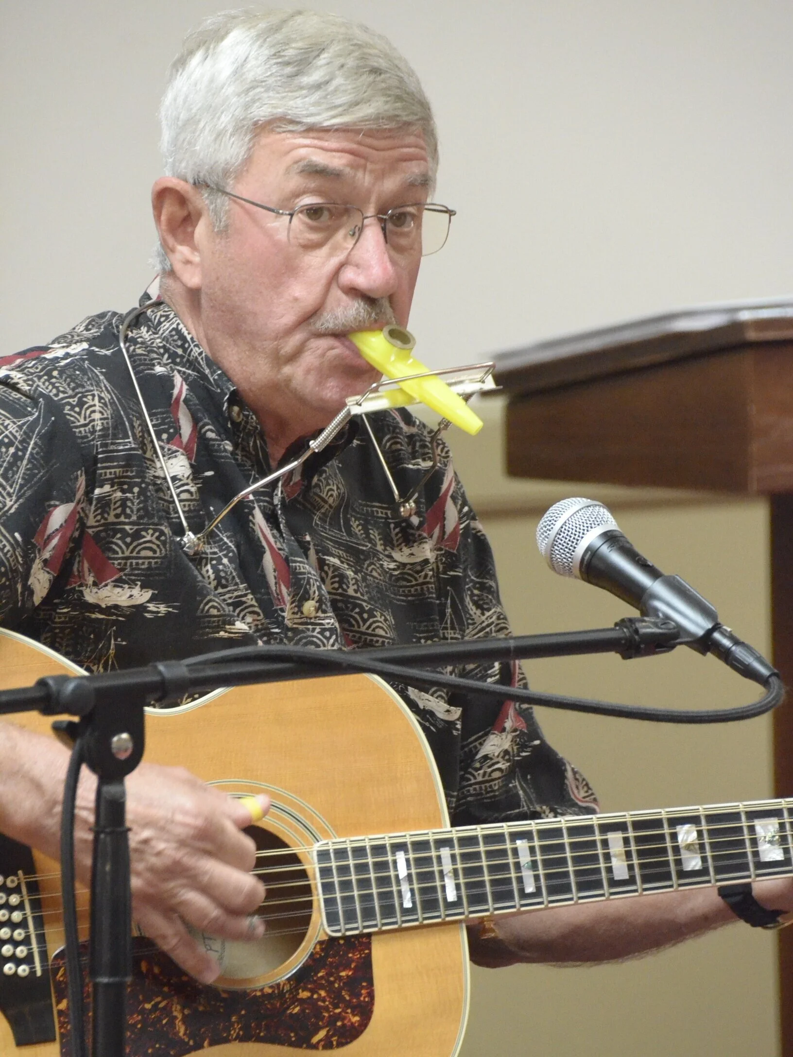Peter plays the kazoo 