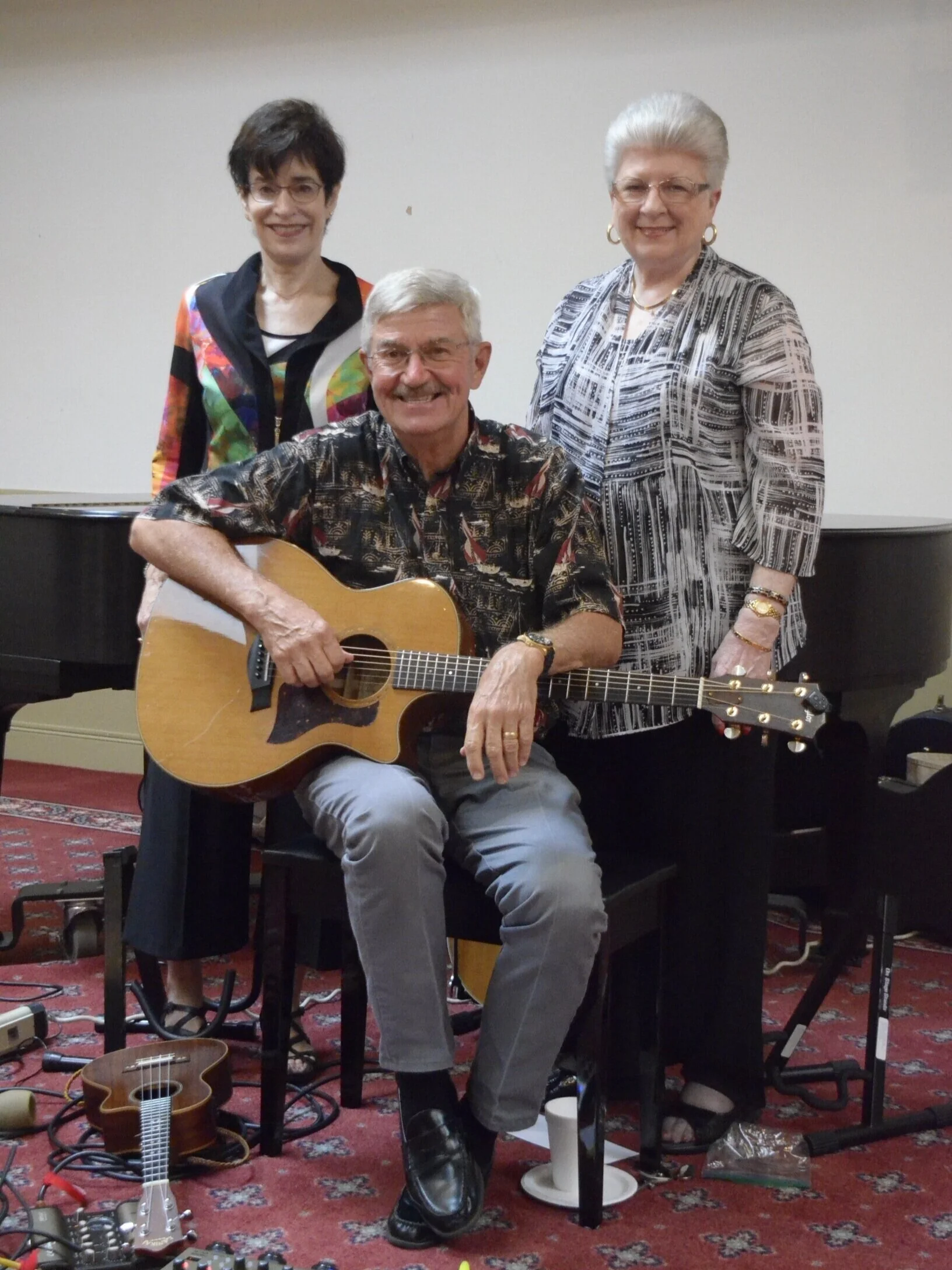 Pete Budakis with Terry Murphy and Donna Herman
