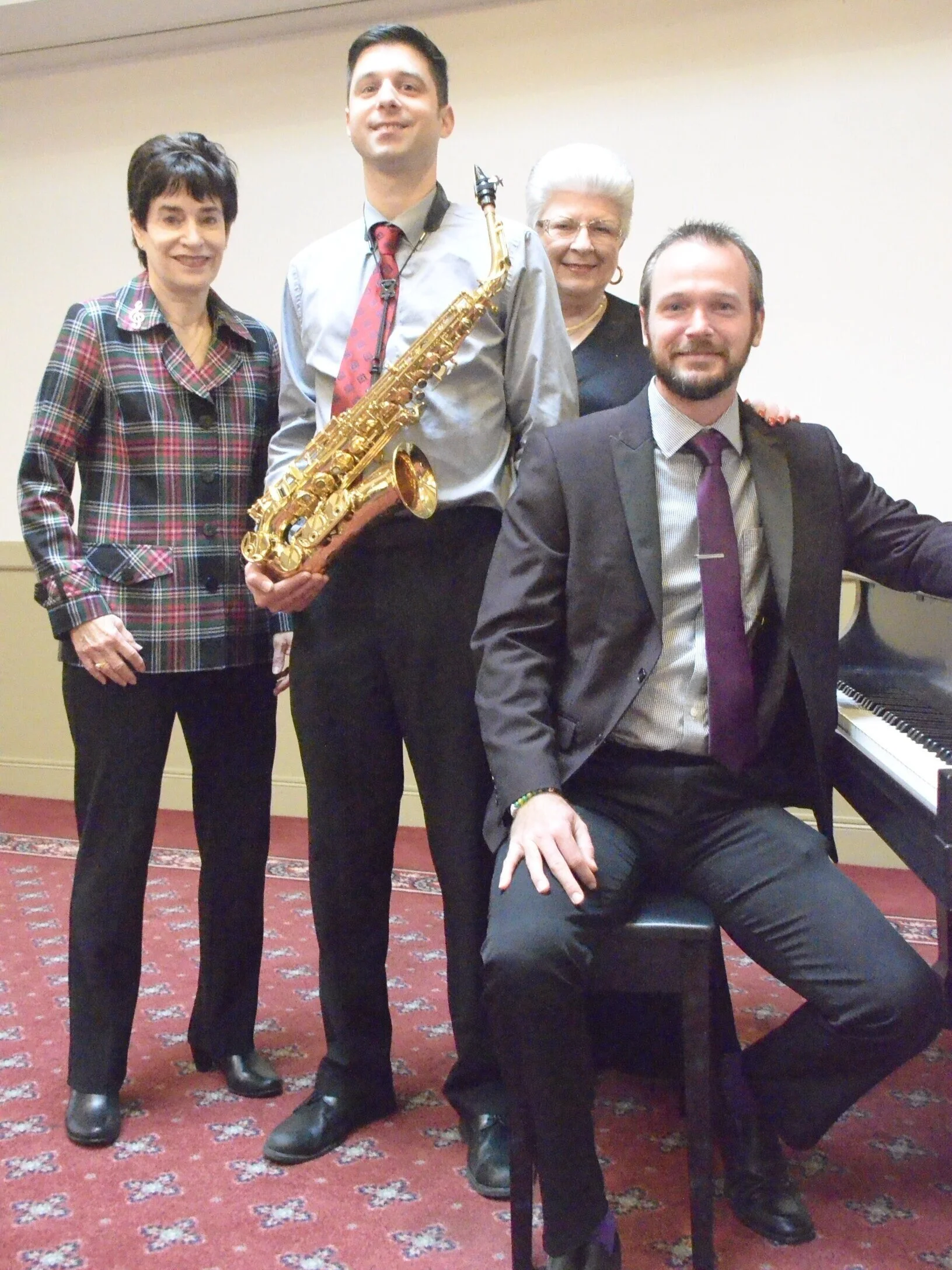 Brandon Musko and Randall Lawson, with Terry Murphy and Donna Herman