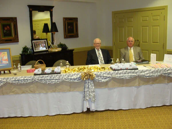Registration table; Bill Doyle
