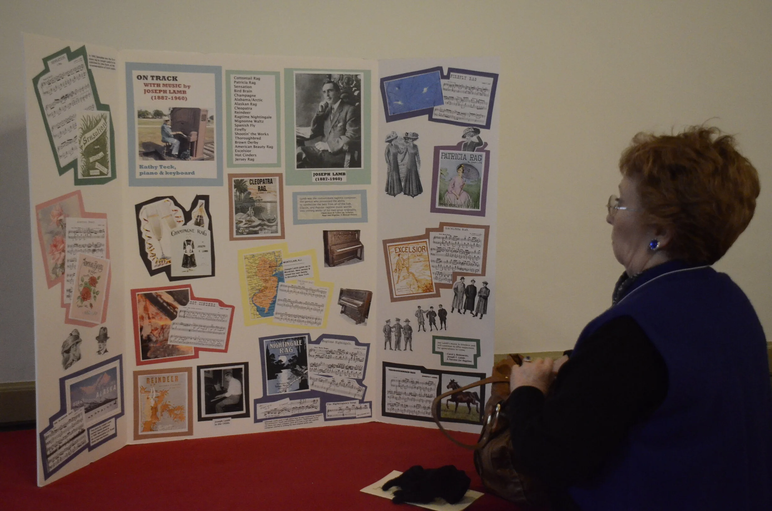 Jan 21, 2015  Colleen Ferguson peruses Kathy Tech's display of Ragtime's Big Three:  Scott Joplin, James Scott, Joseph Lamb