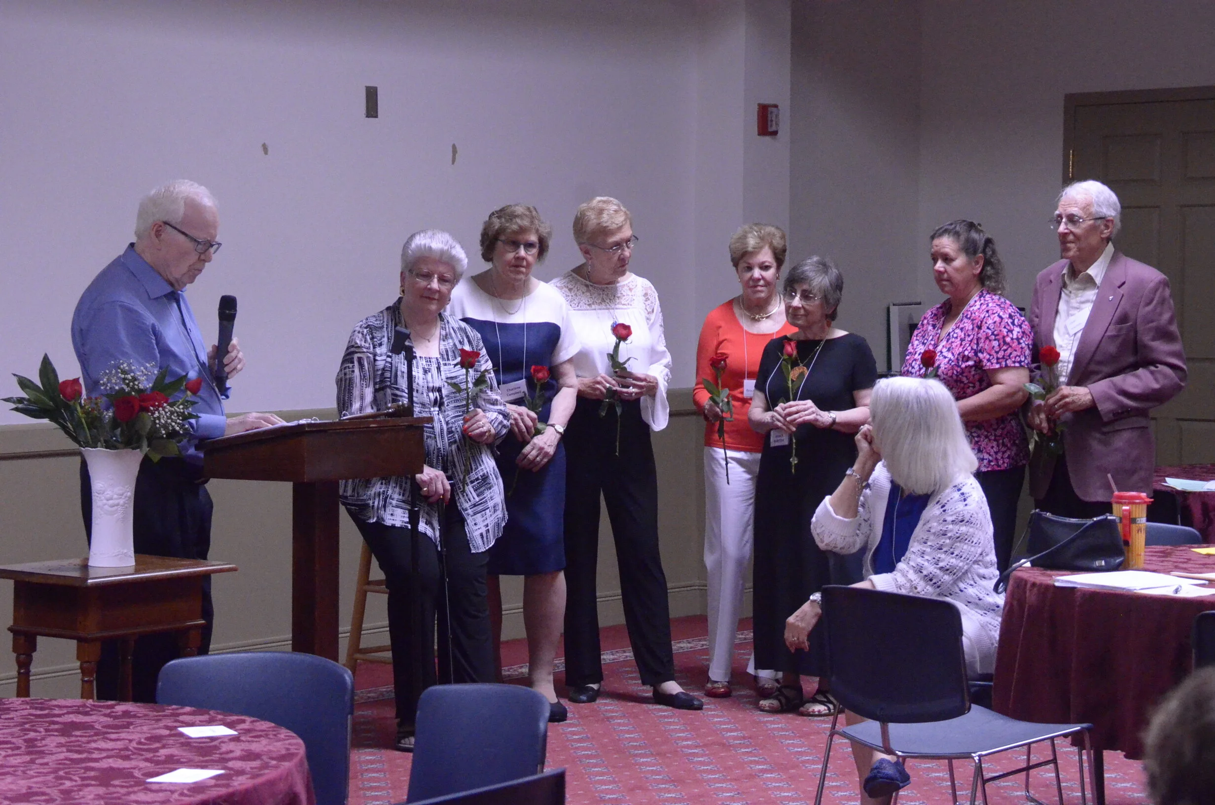 Installation of 2017-2018 Officers by Bill Doyle, Parliamentarian