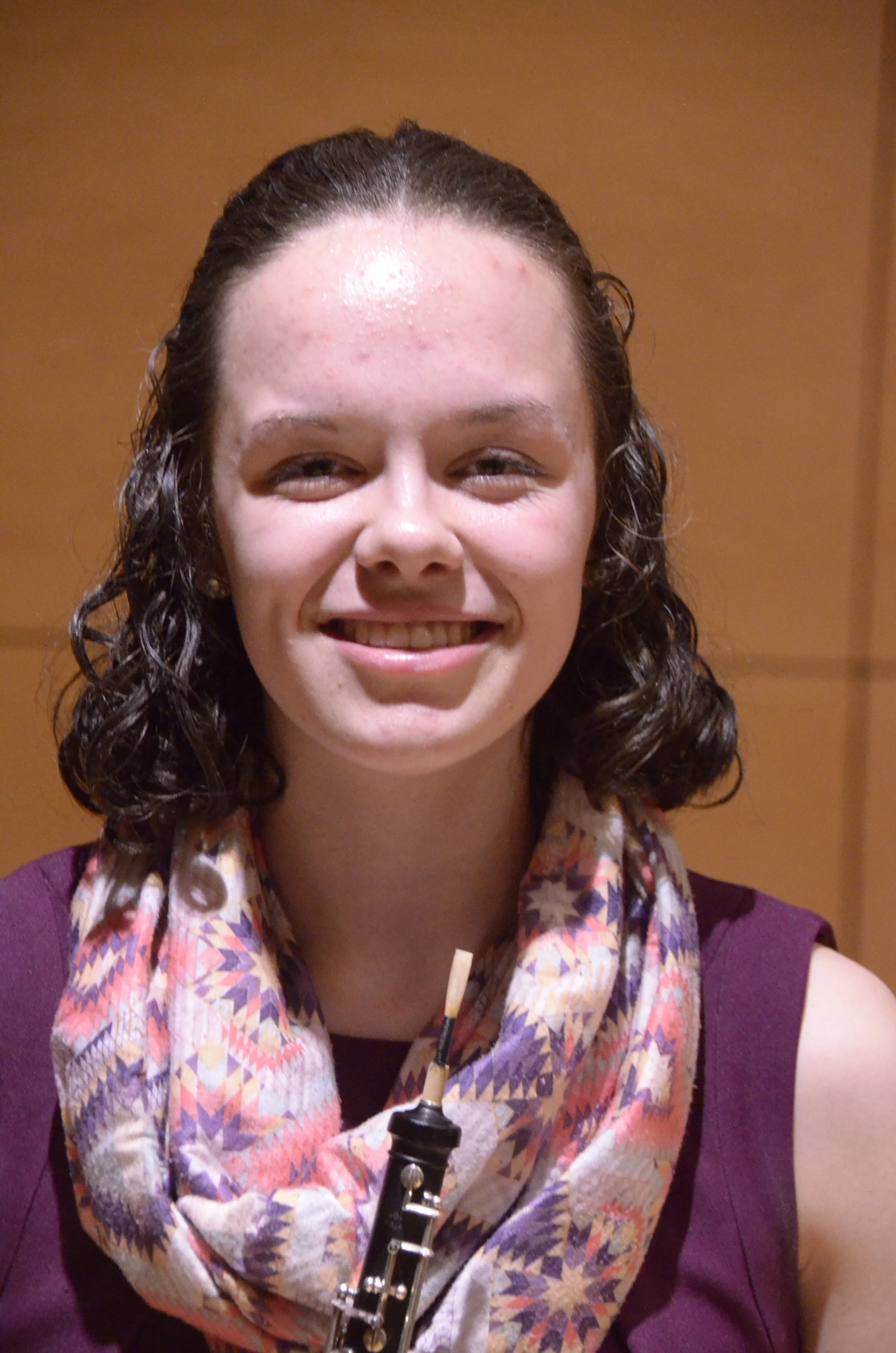 Senior Scholarship, Kathy Exton Prize of $500; Sr. D. Honorable Mention and Encouragement Award of $300:  Eliza Geer, Oboe